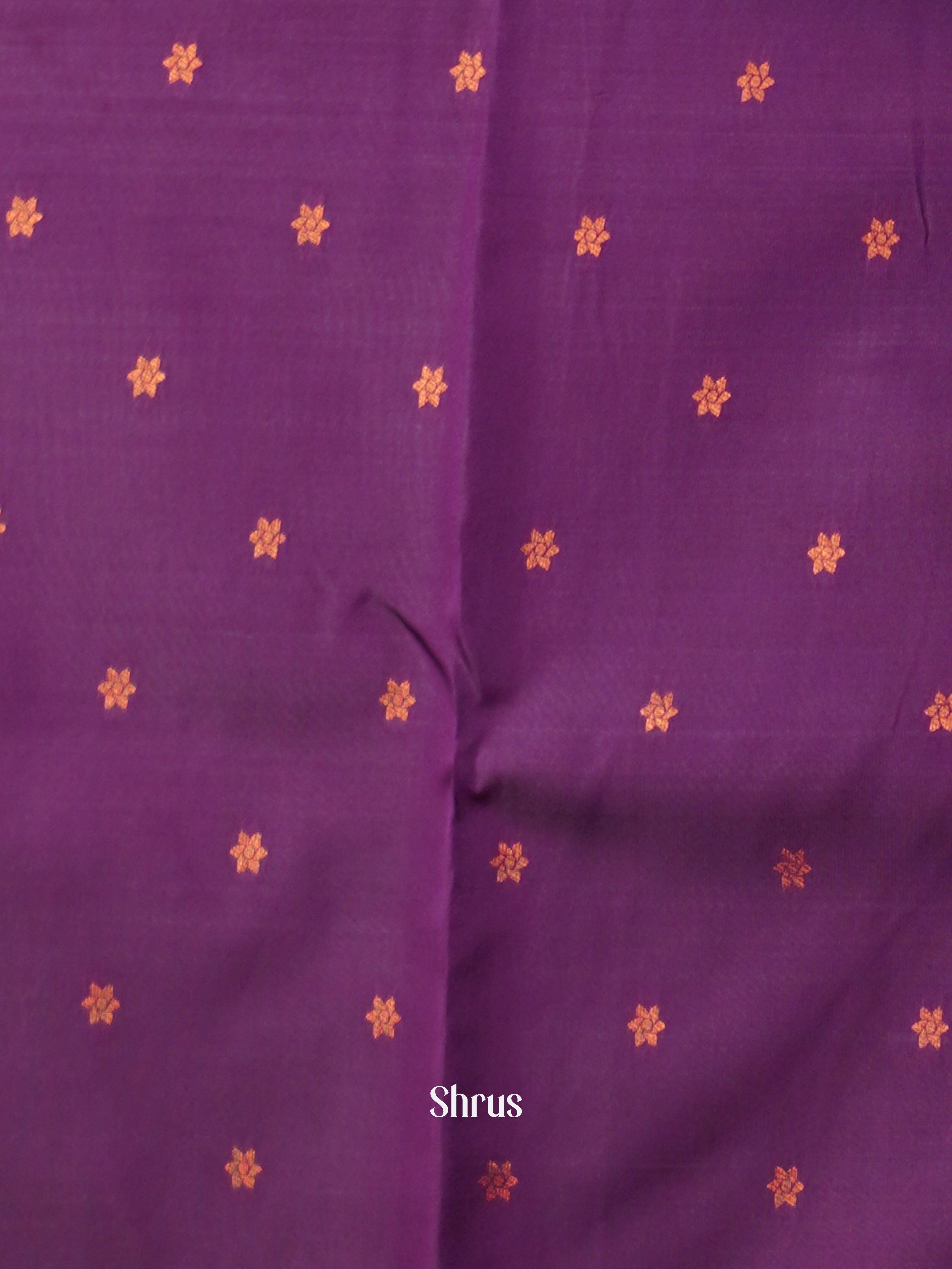 Green & Purple - Semi Arani Silk Saree