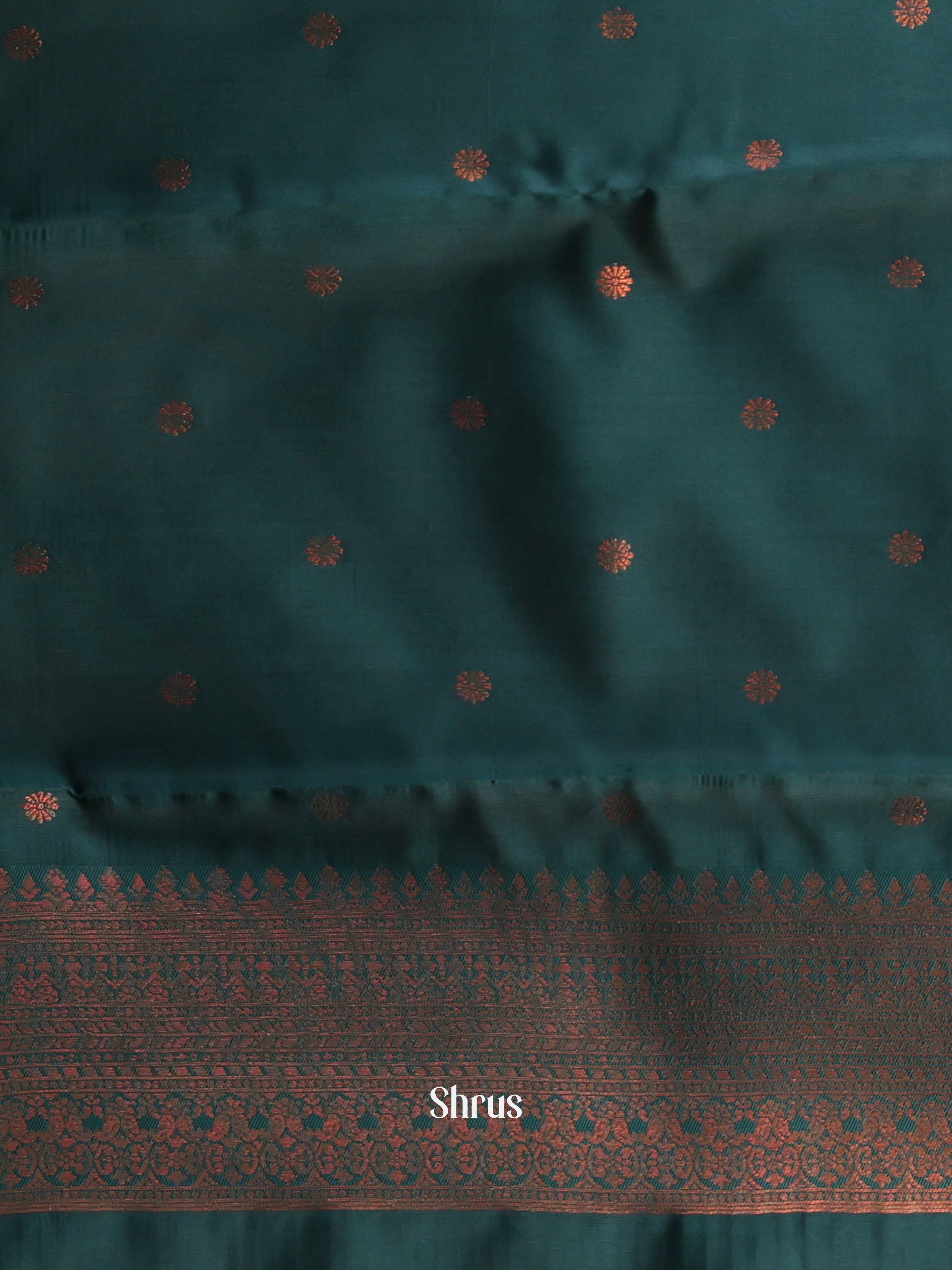 Maroon & Green - Semi Arani Silk Saree