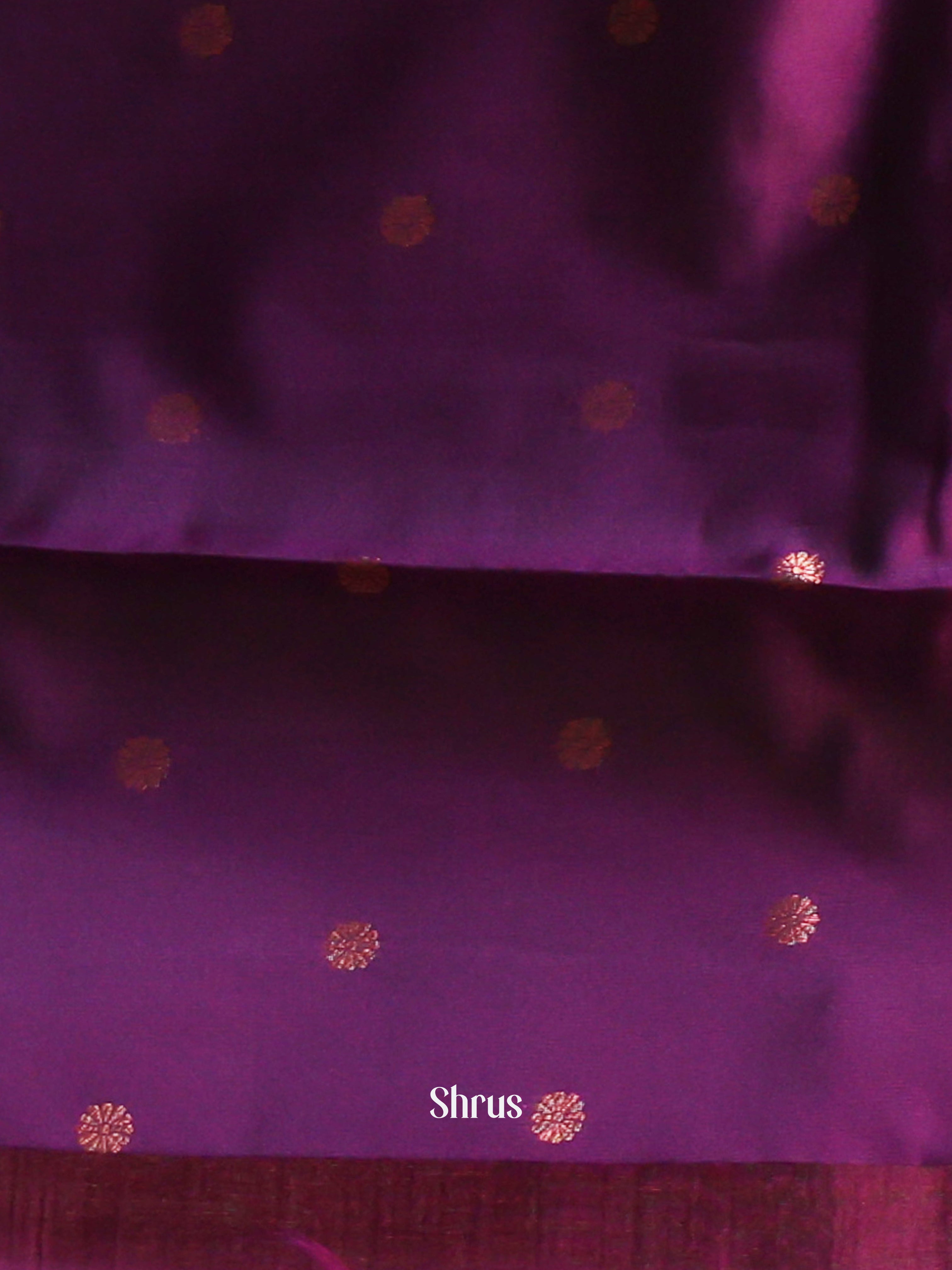 Pista Green & Purple - Semi Arani Silk Saree