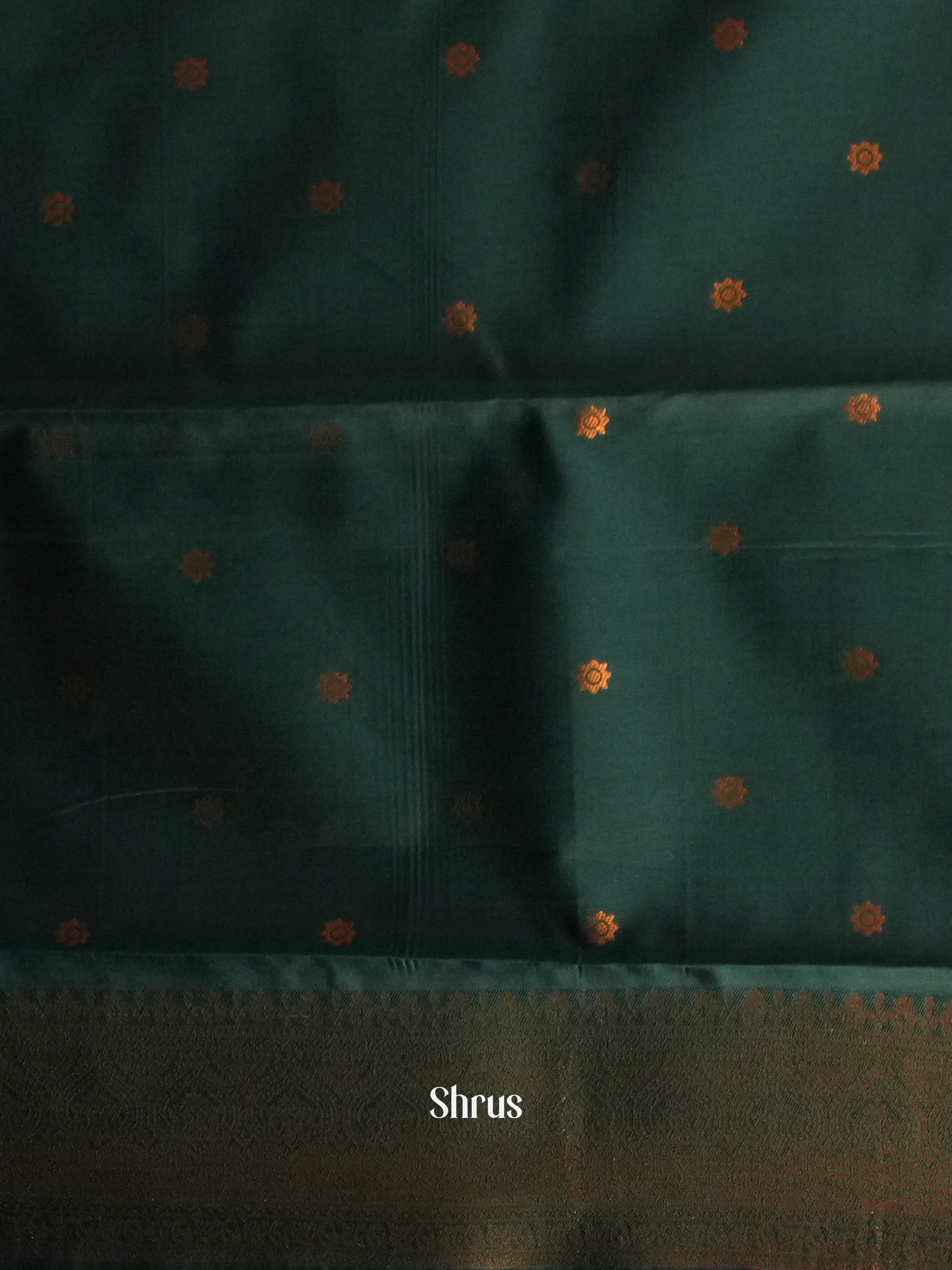 Maroon & Green - Semi Arani Silk Saree