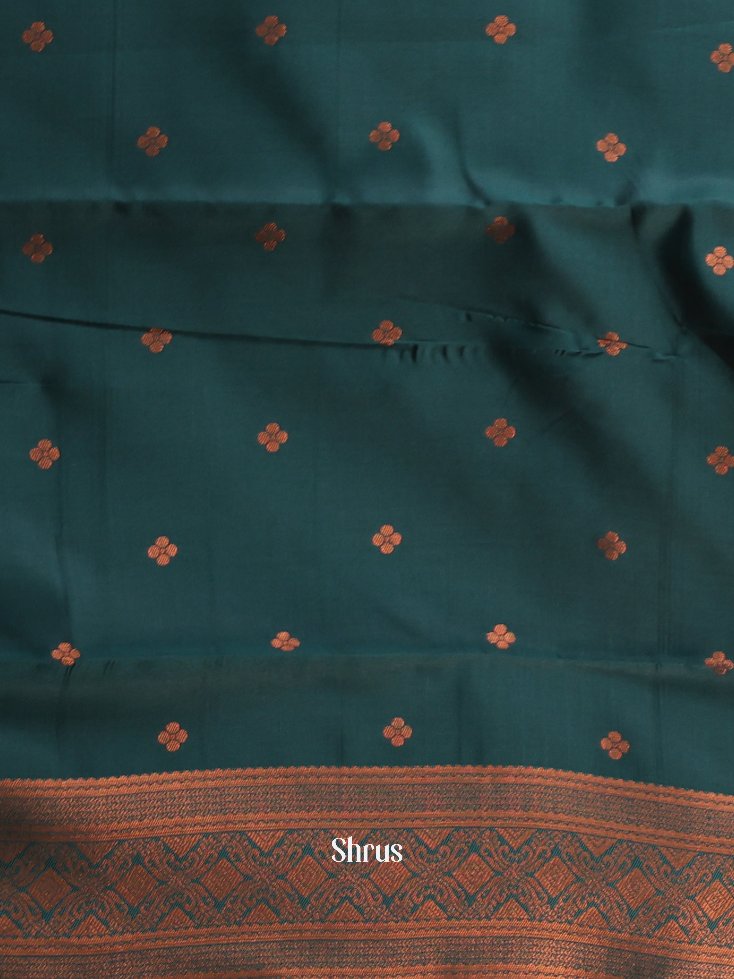 Red & Green- Semi Arani Silk Saree