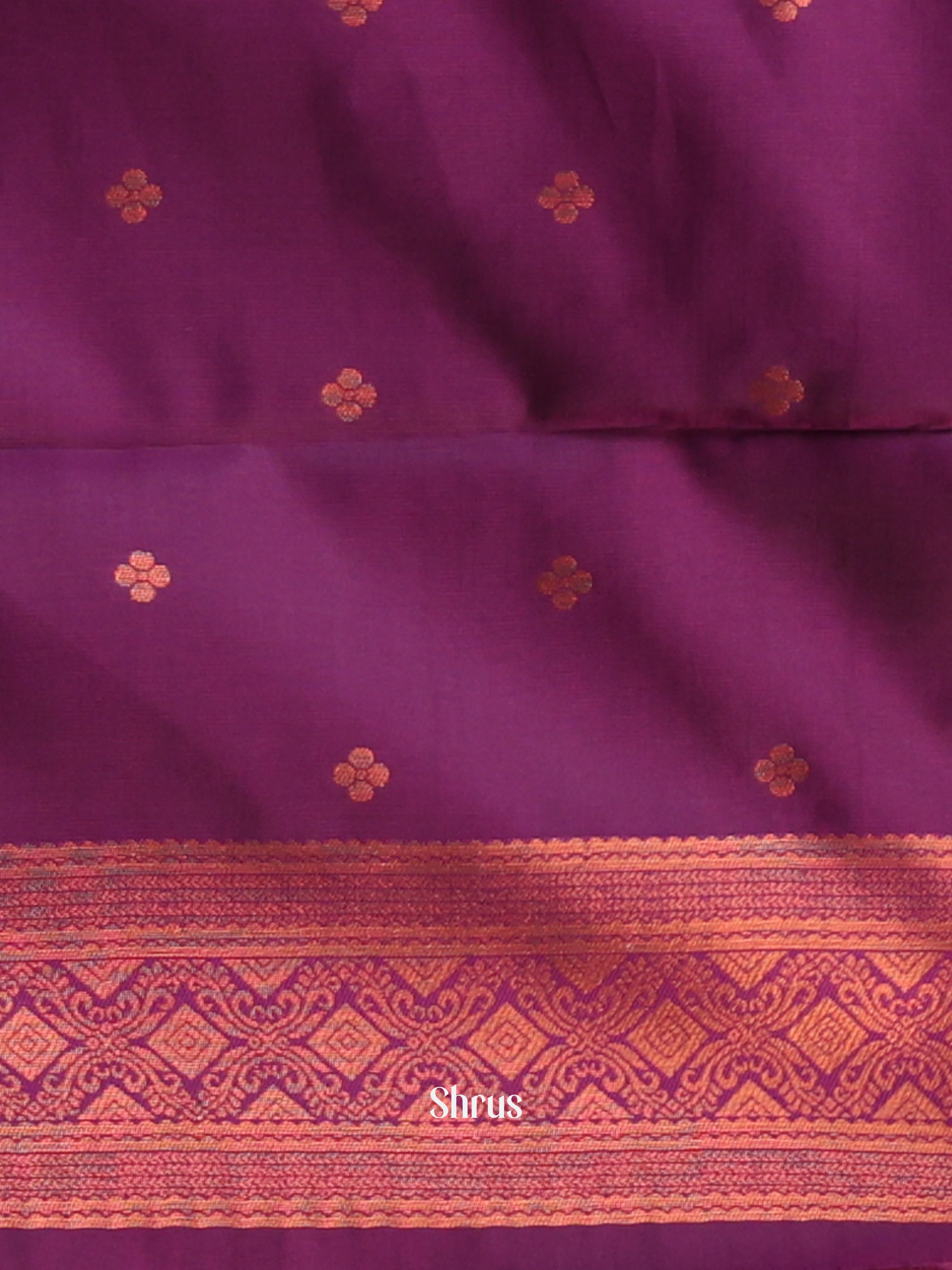 Lavender & Purple - Semi Arani Silk Saree