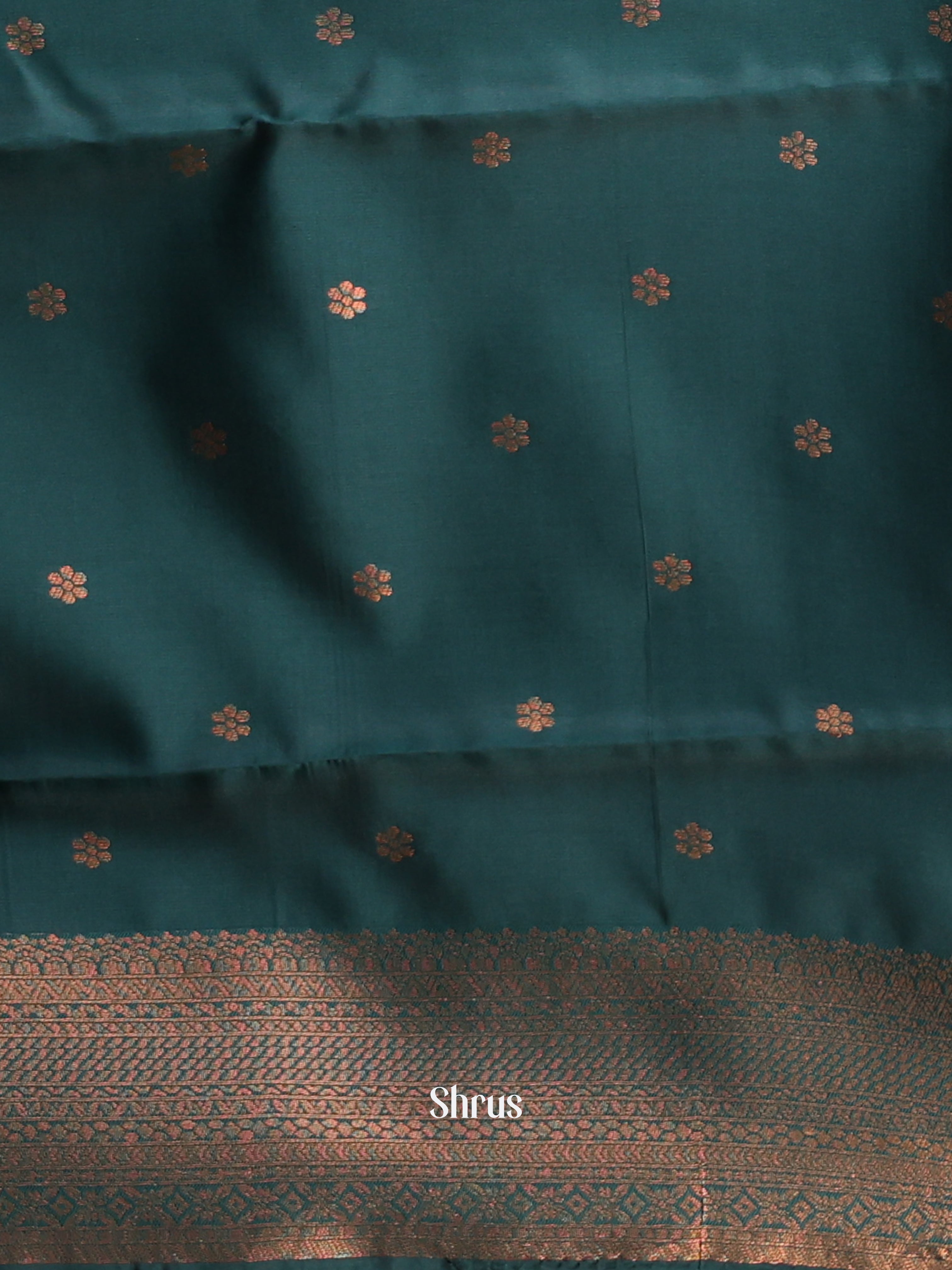 Lite Green & Green  - Semi Arani Silk Saree