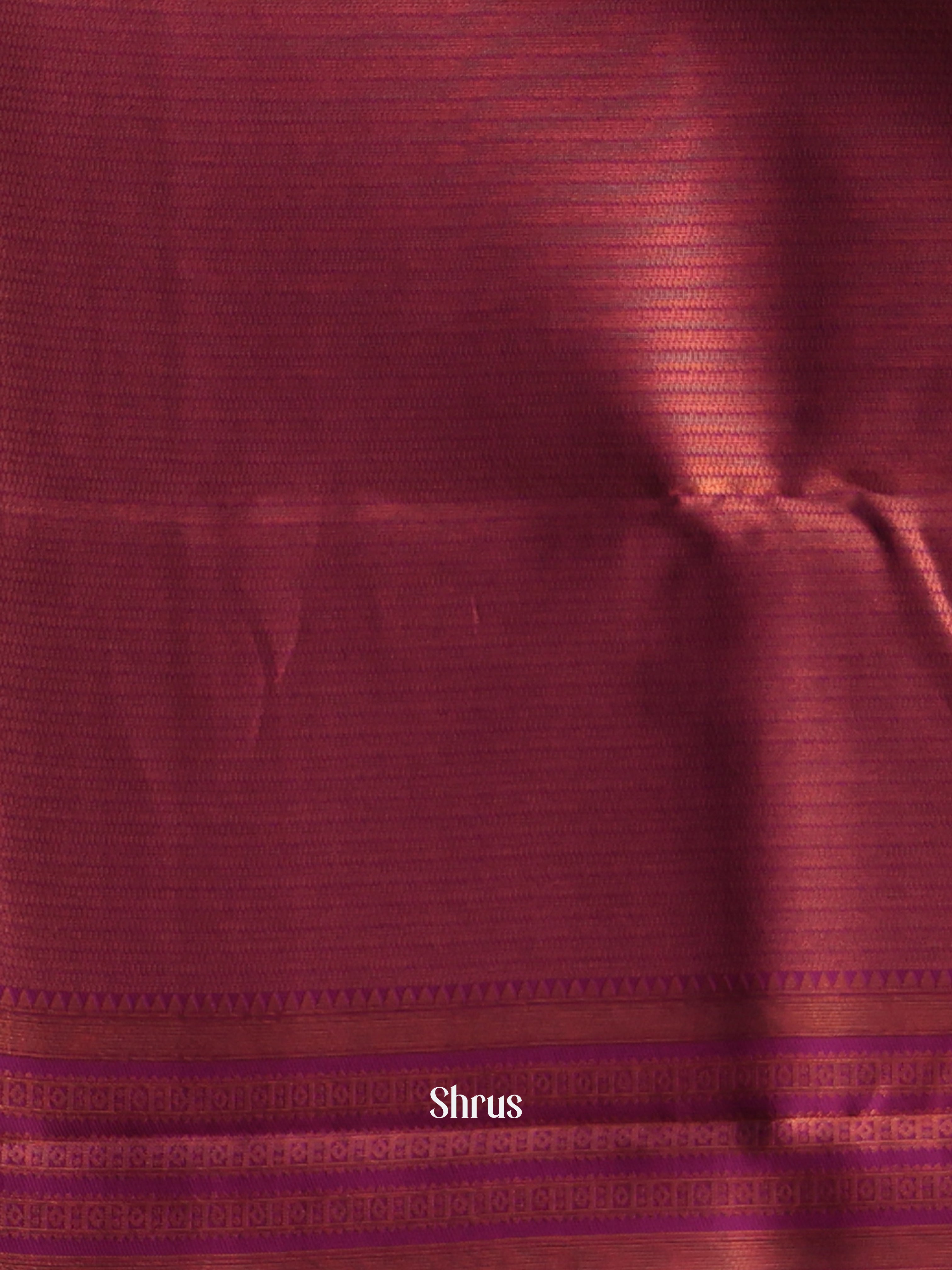 Lavender & Maroon - Semi Arani Silk Saree