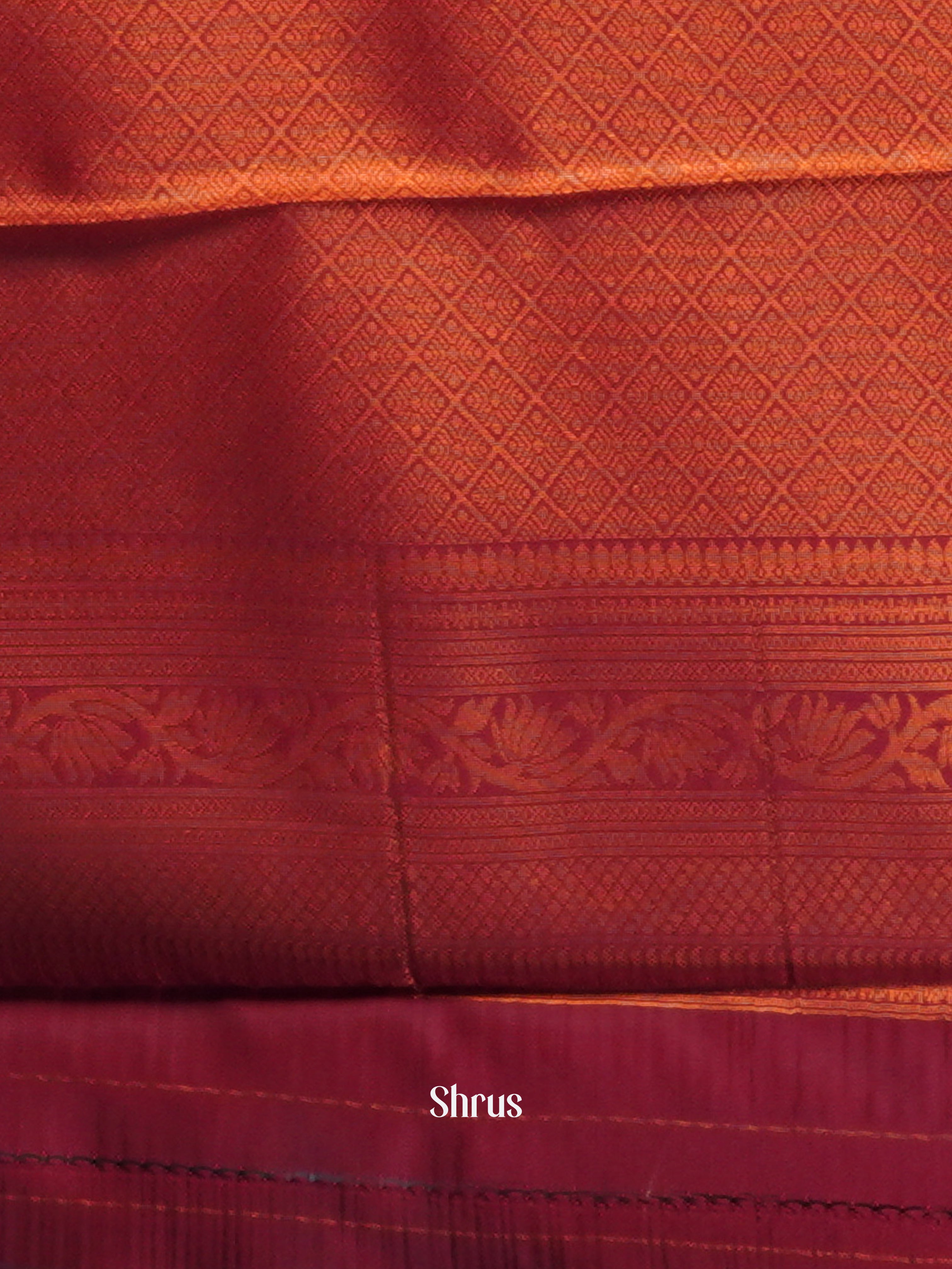 Violet & Maroon - Semi Arani Silk Saree