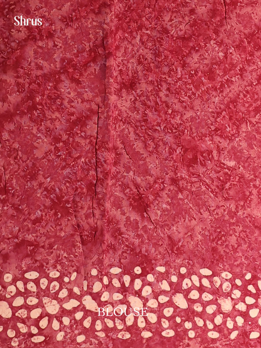 Maroon - Jaipur cotton Saree - Shop on Shrus.com