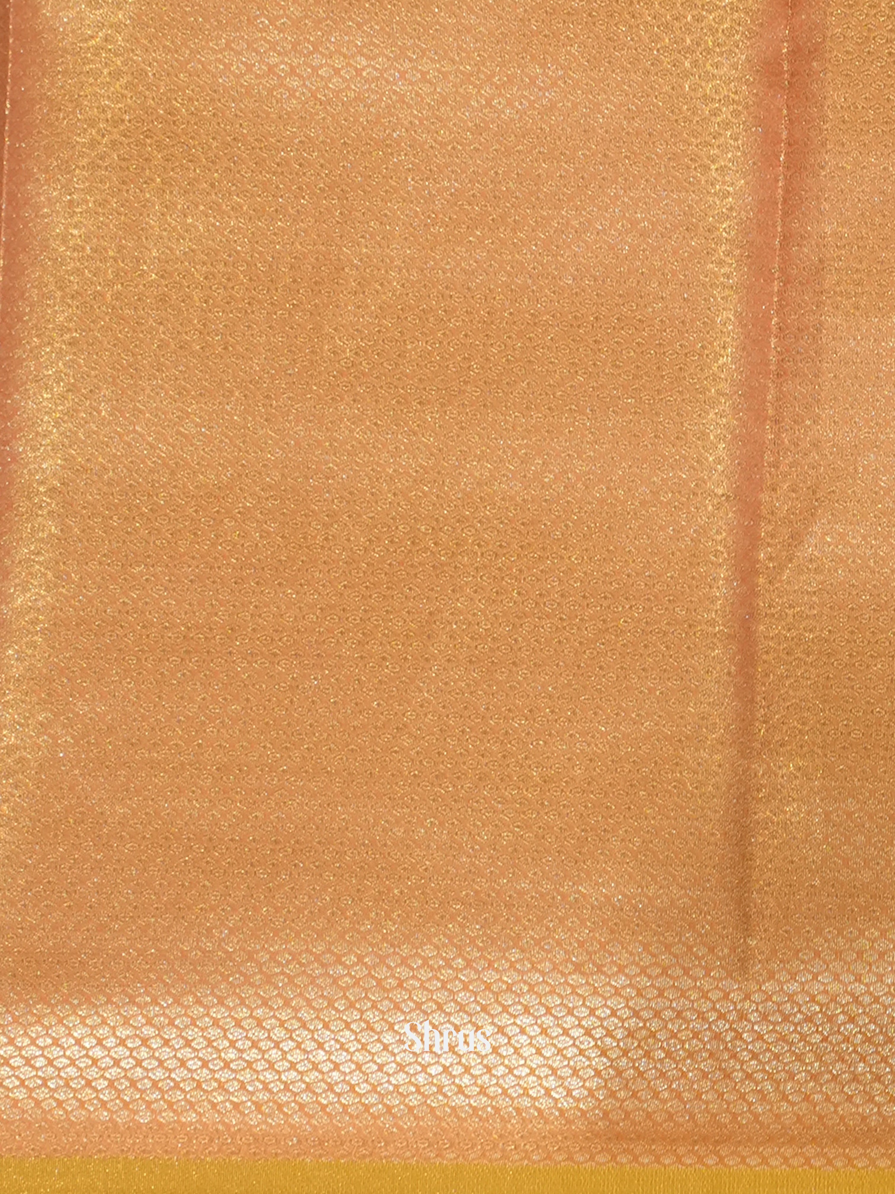 Green & Peach  - Kanchipuram-halfpure Saree