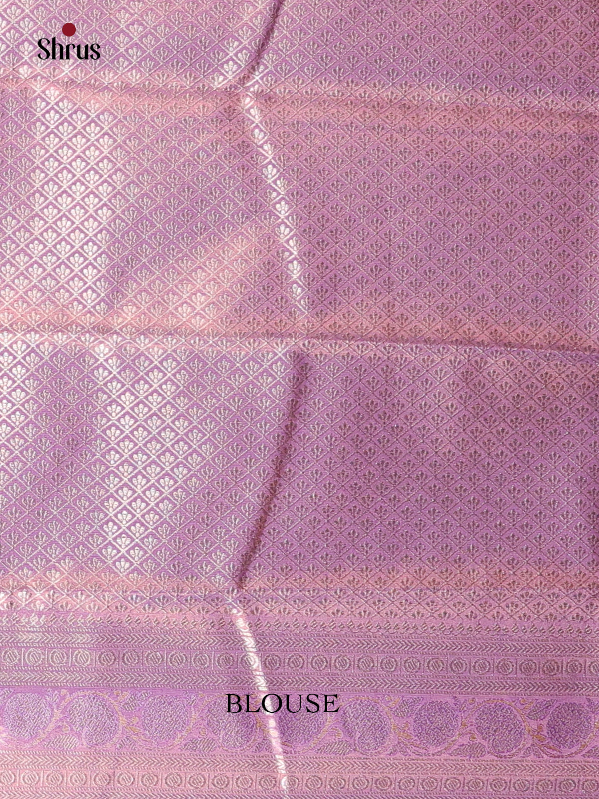 Lavender - Kanchipuram-halfpure Saree