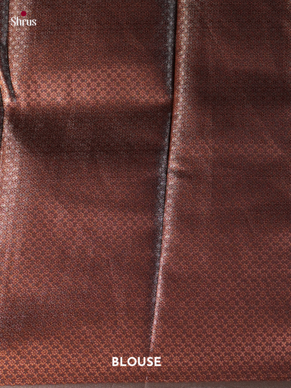 Brown - Kanchipuram-halfpure Saree