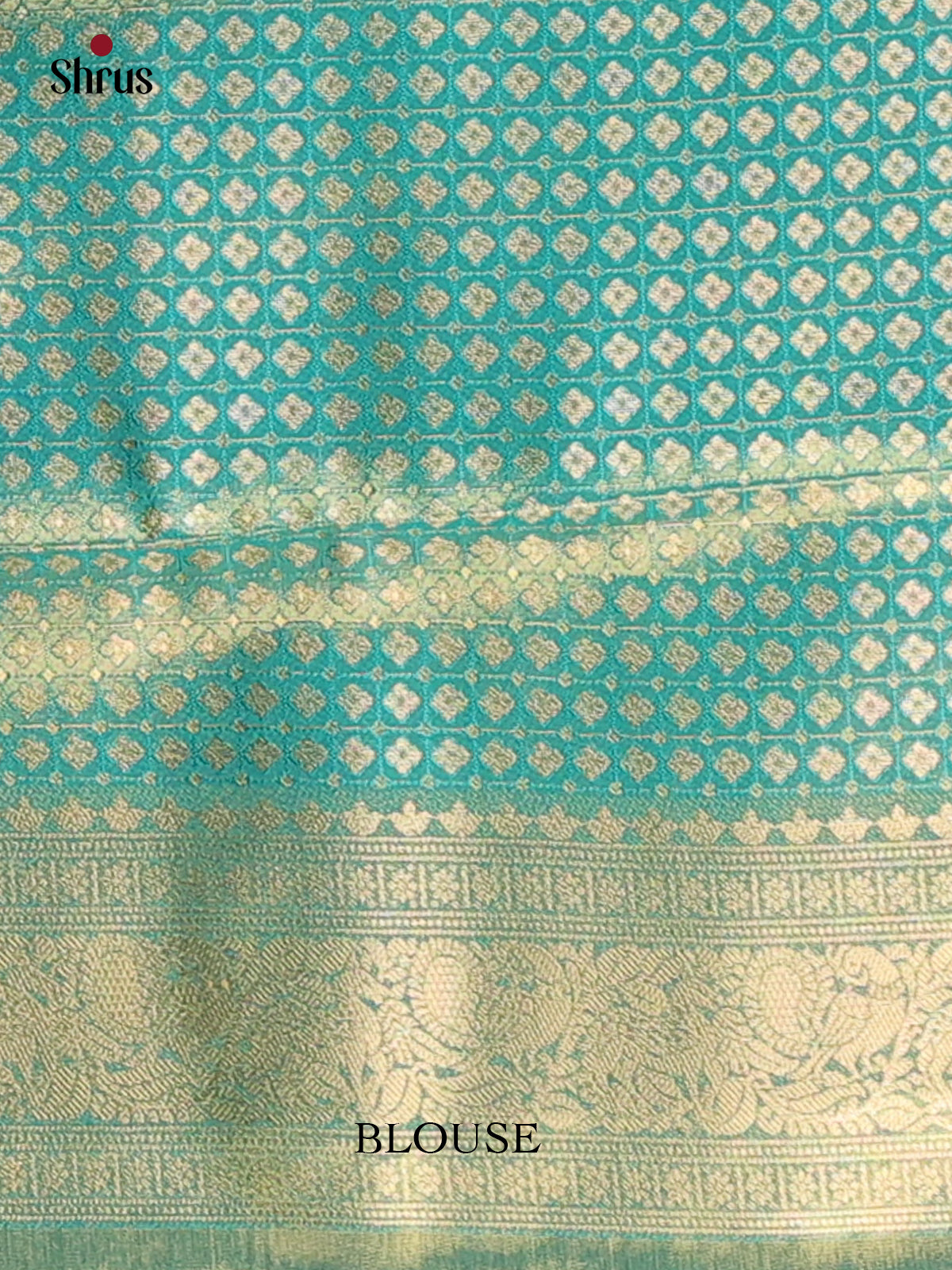 Golden - Kanchipuram-halfpure Saree