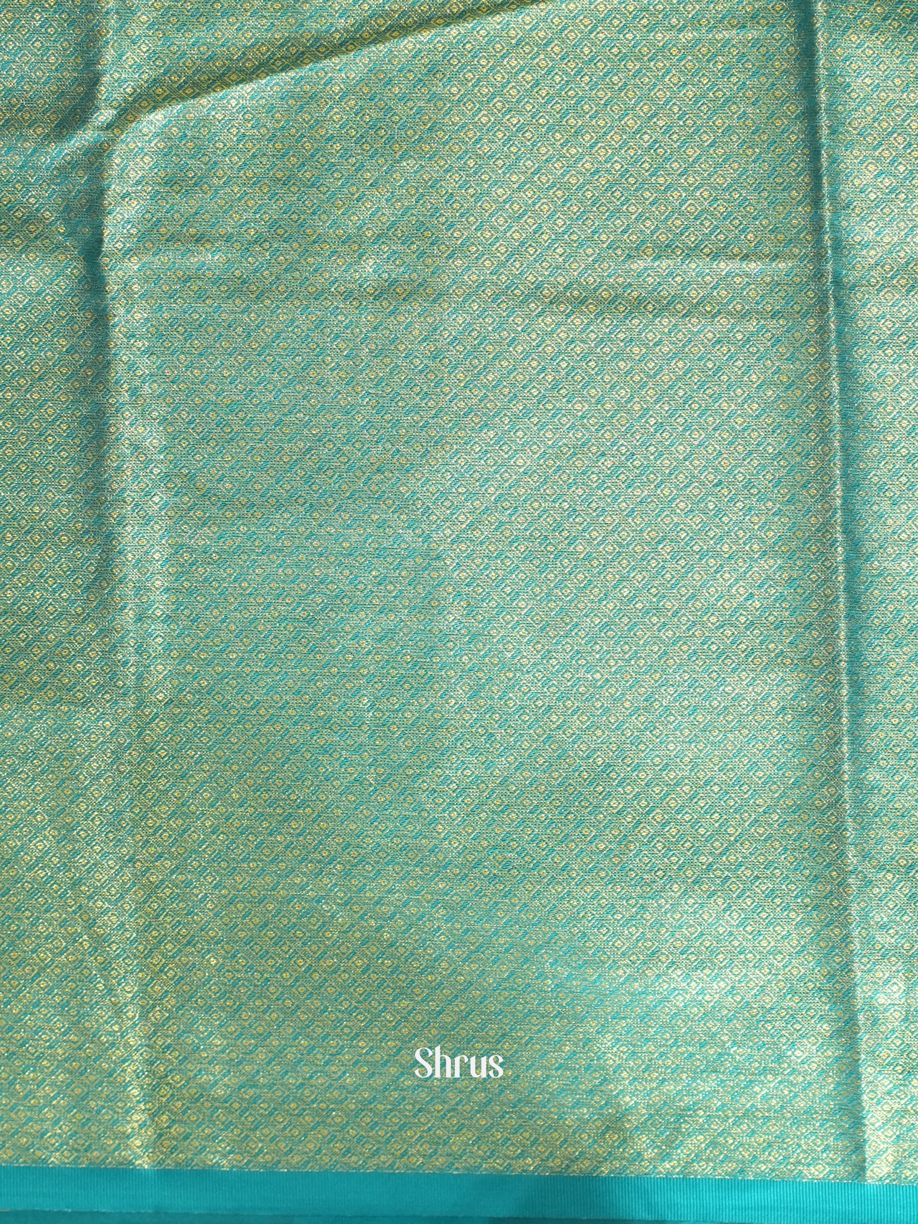 Pink & Blue - Kanchipuram-halfpure Saree