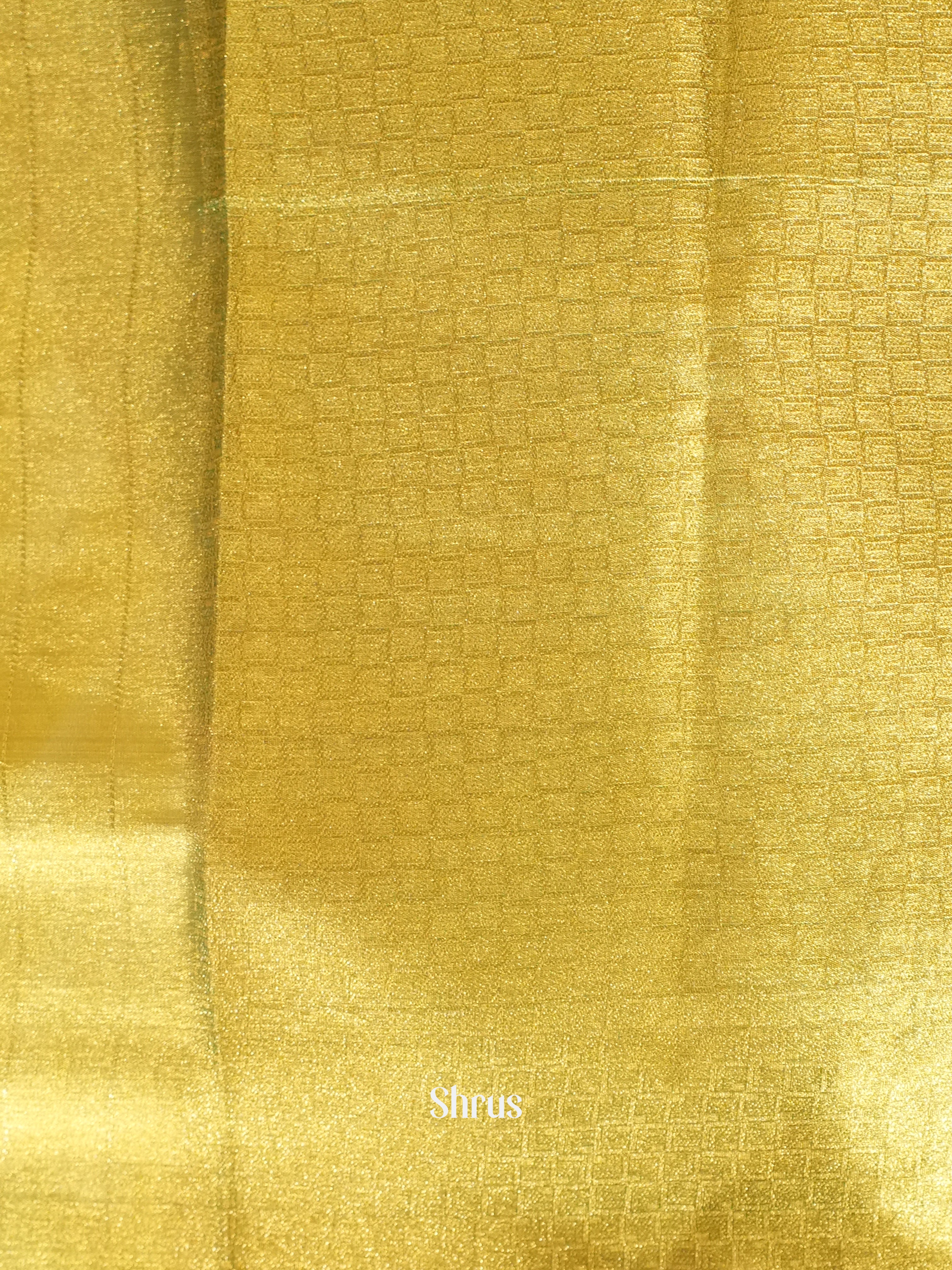 Green & Gold - Kanchipuram-halfpure Saree