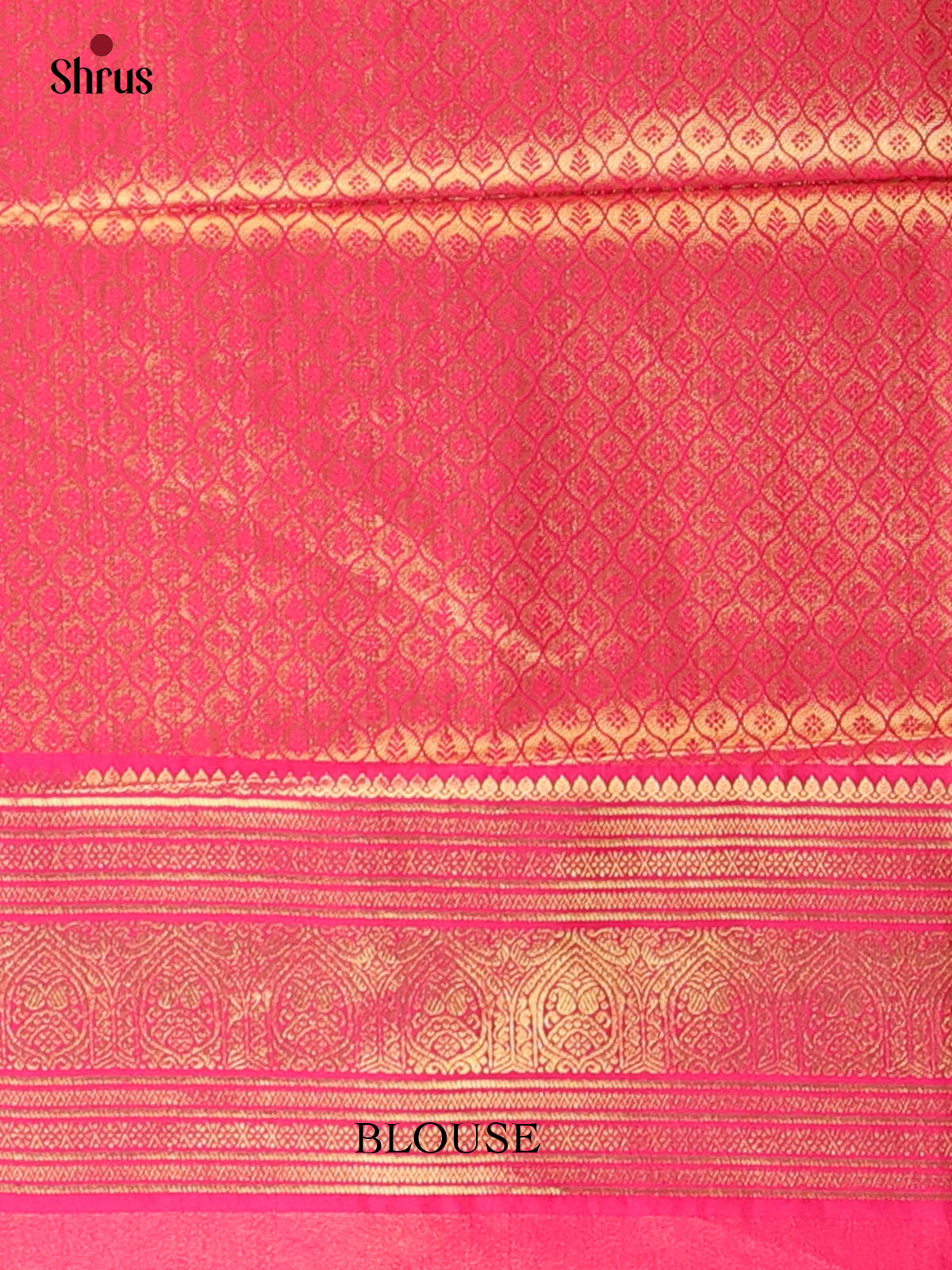 Green & Red - Kanchipuram-halfpure Saree