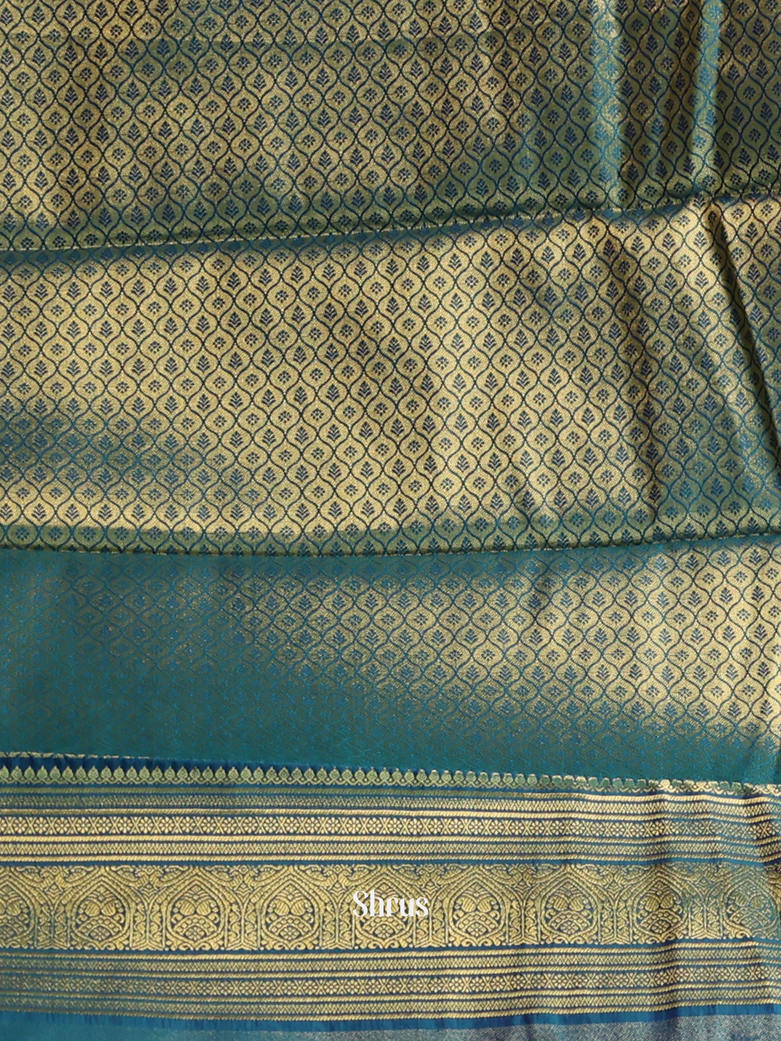 CIS06391 - Kanchipuram-halfpure Saree