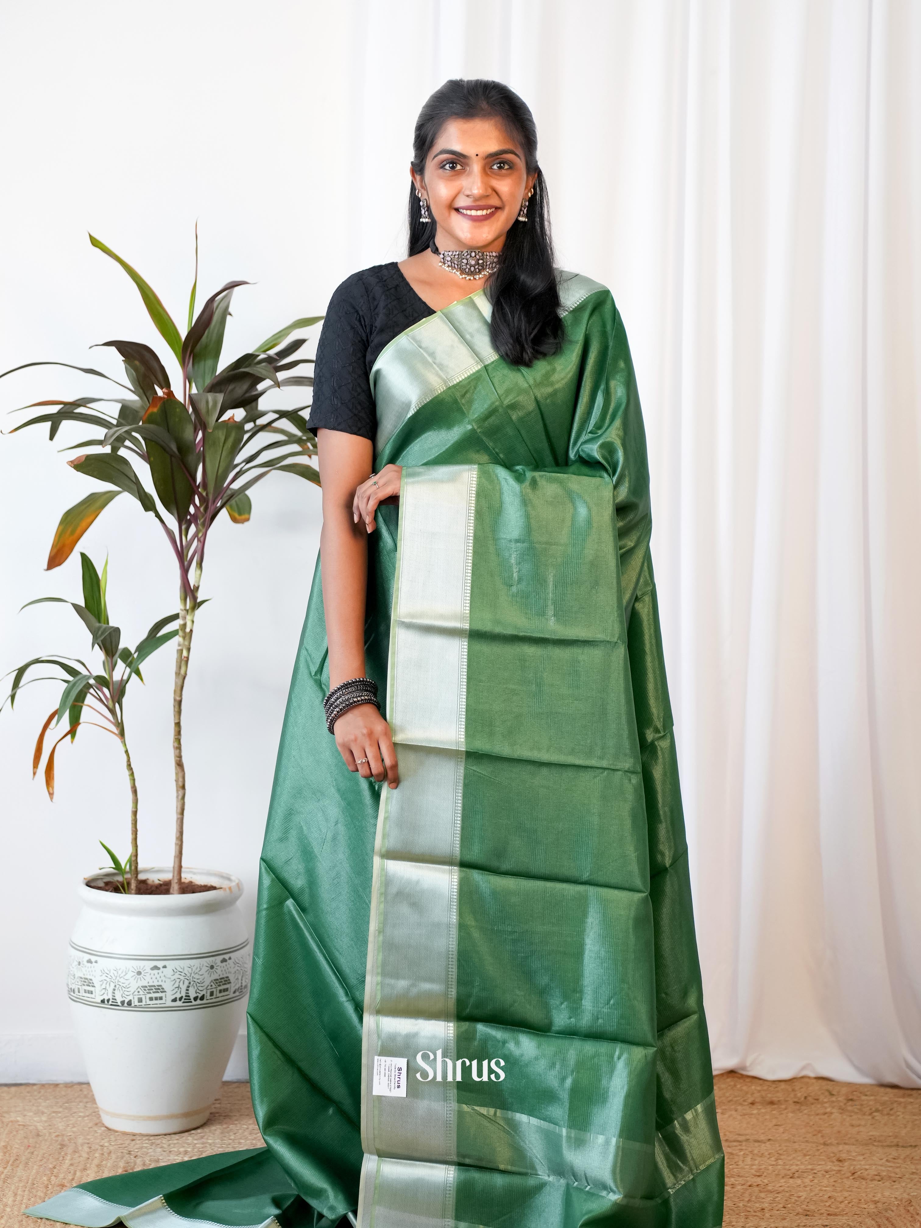 CIS06447 - Printed Tussar Saree