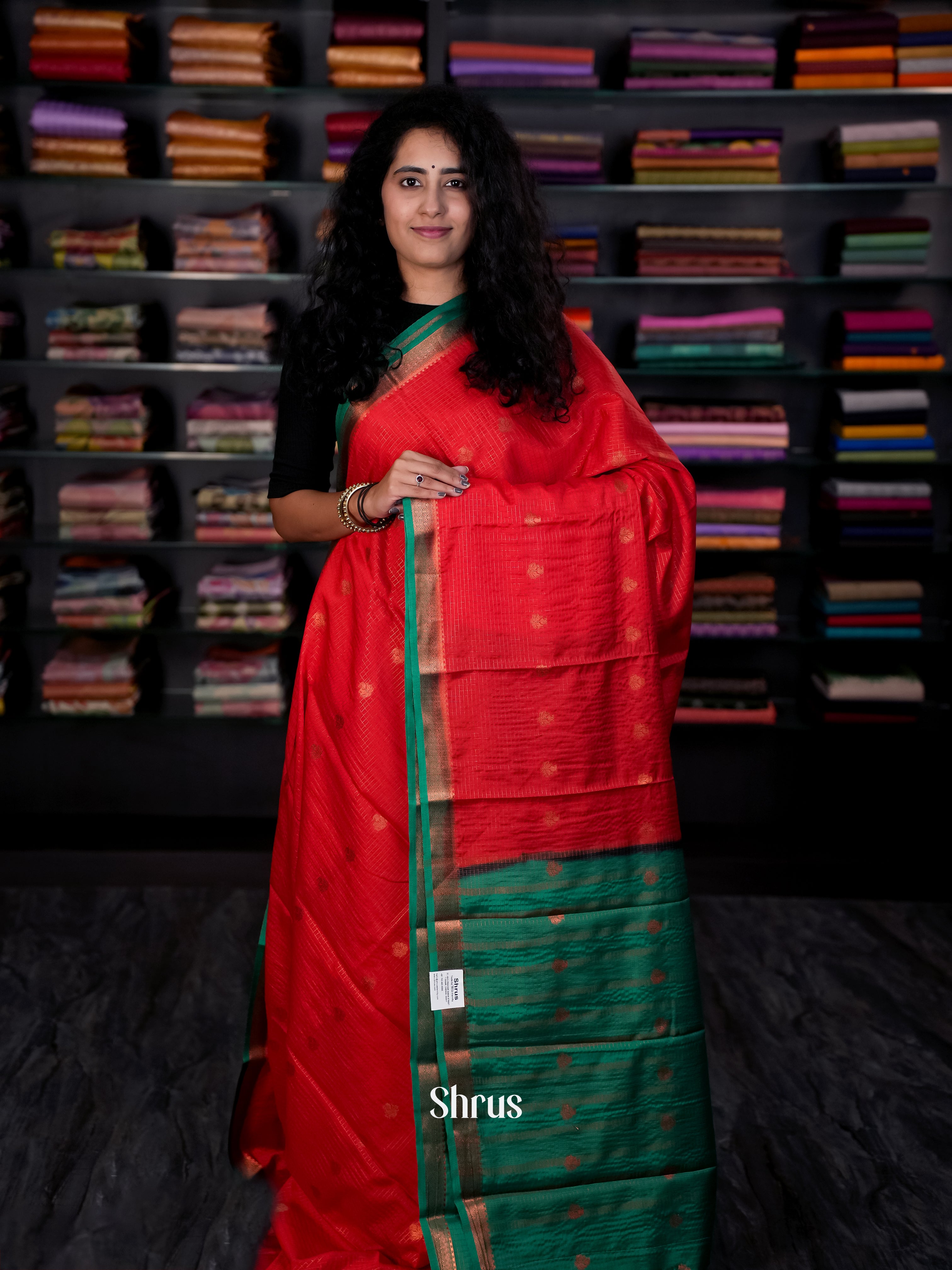 CIS09061 - Semi Mysore silk Saree