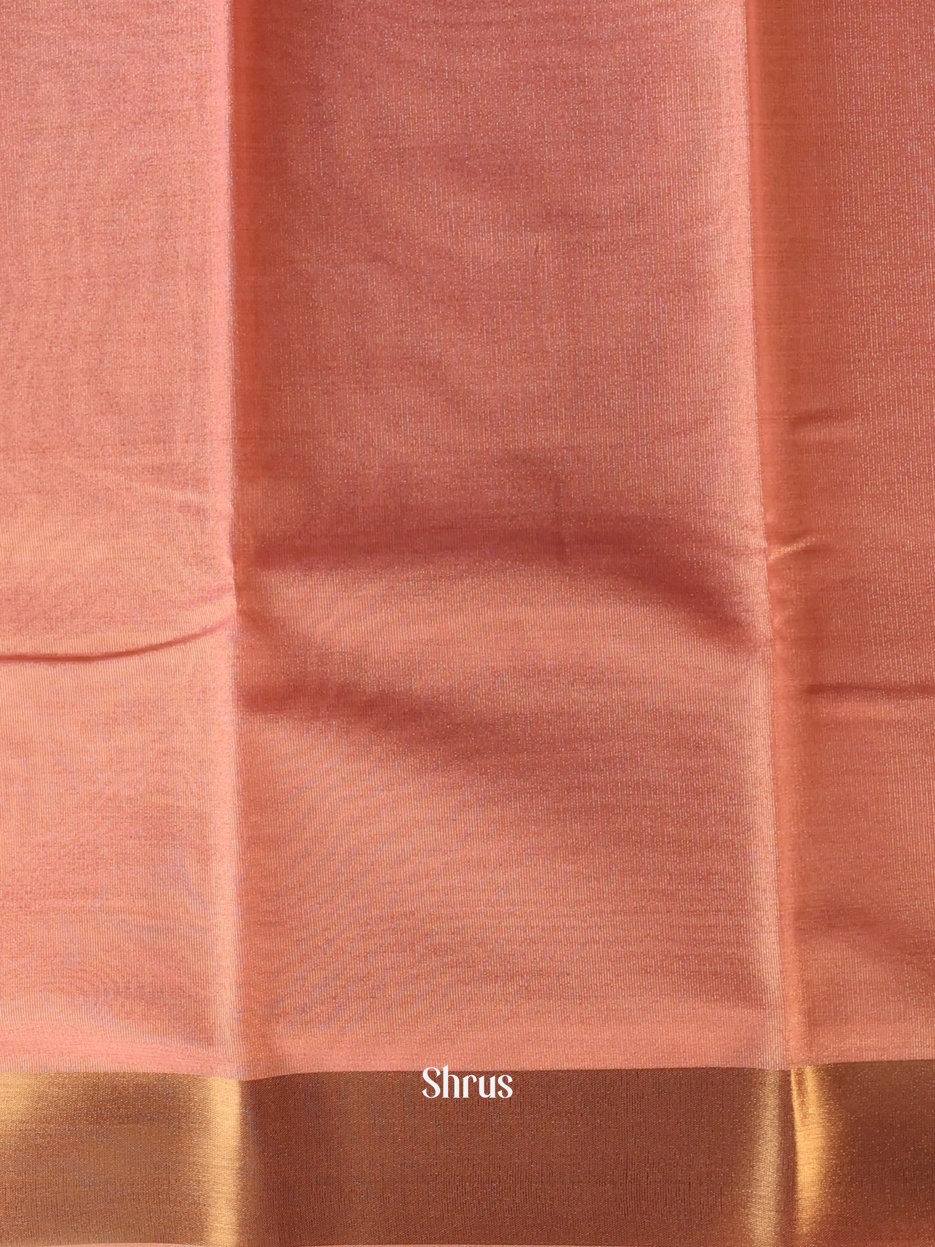 Pink - Semi Dupion Saree