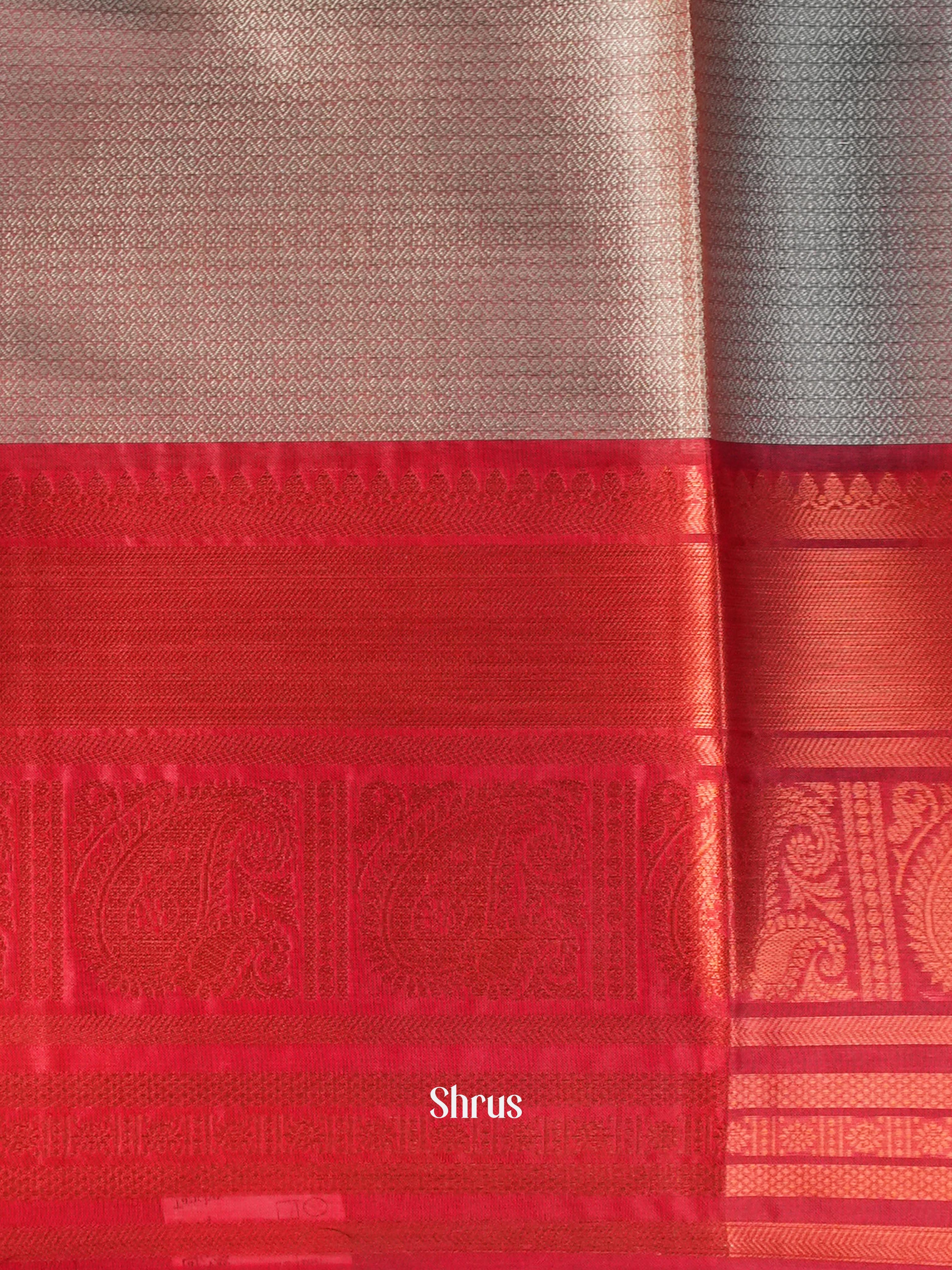 Pista Green & Red  - Tanchoi Saree