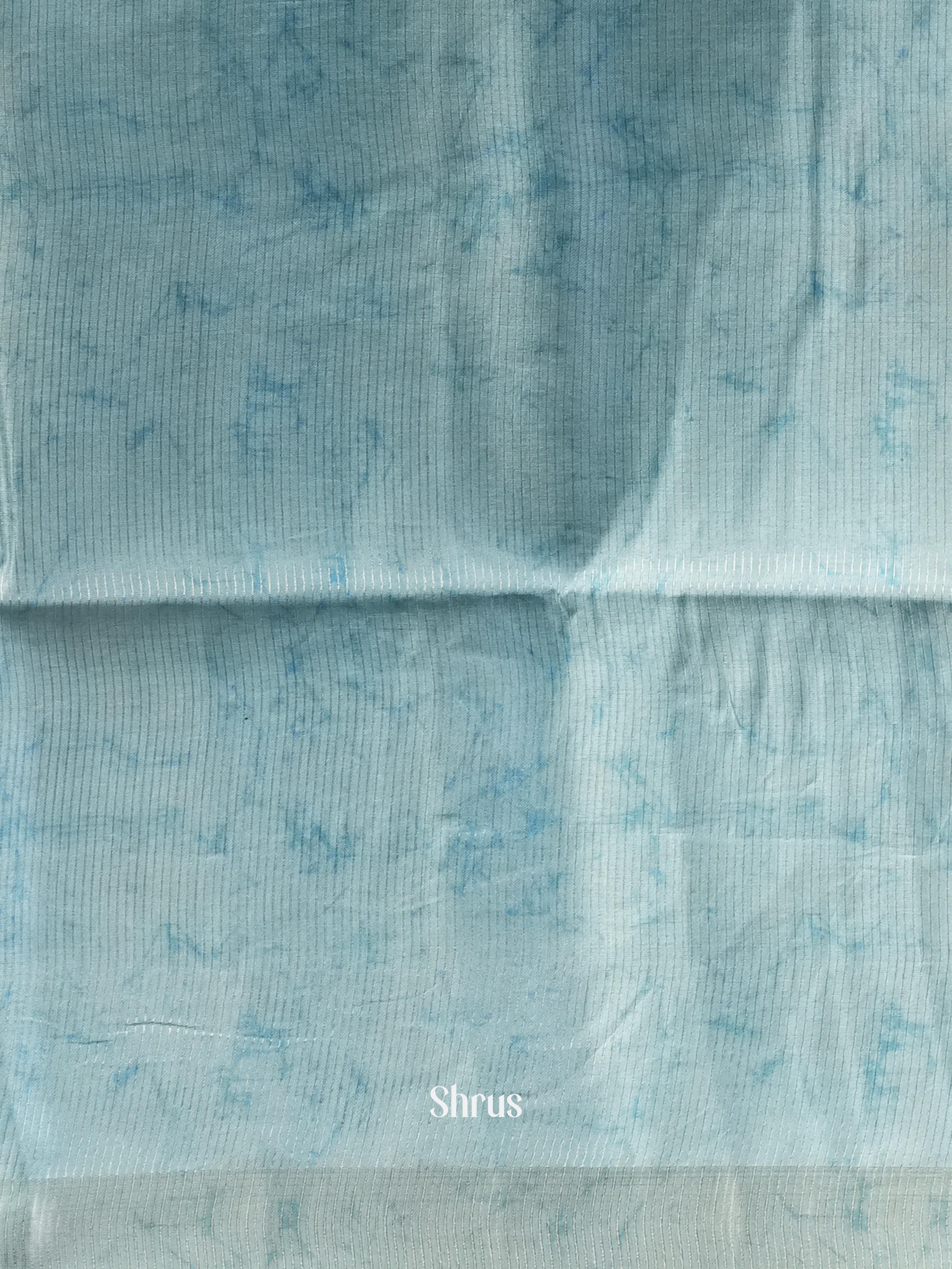 Pastel Blue- Moonga Saree