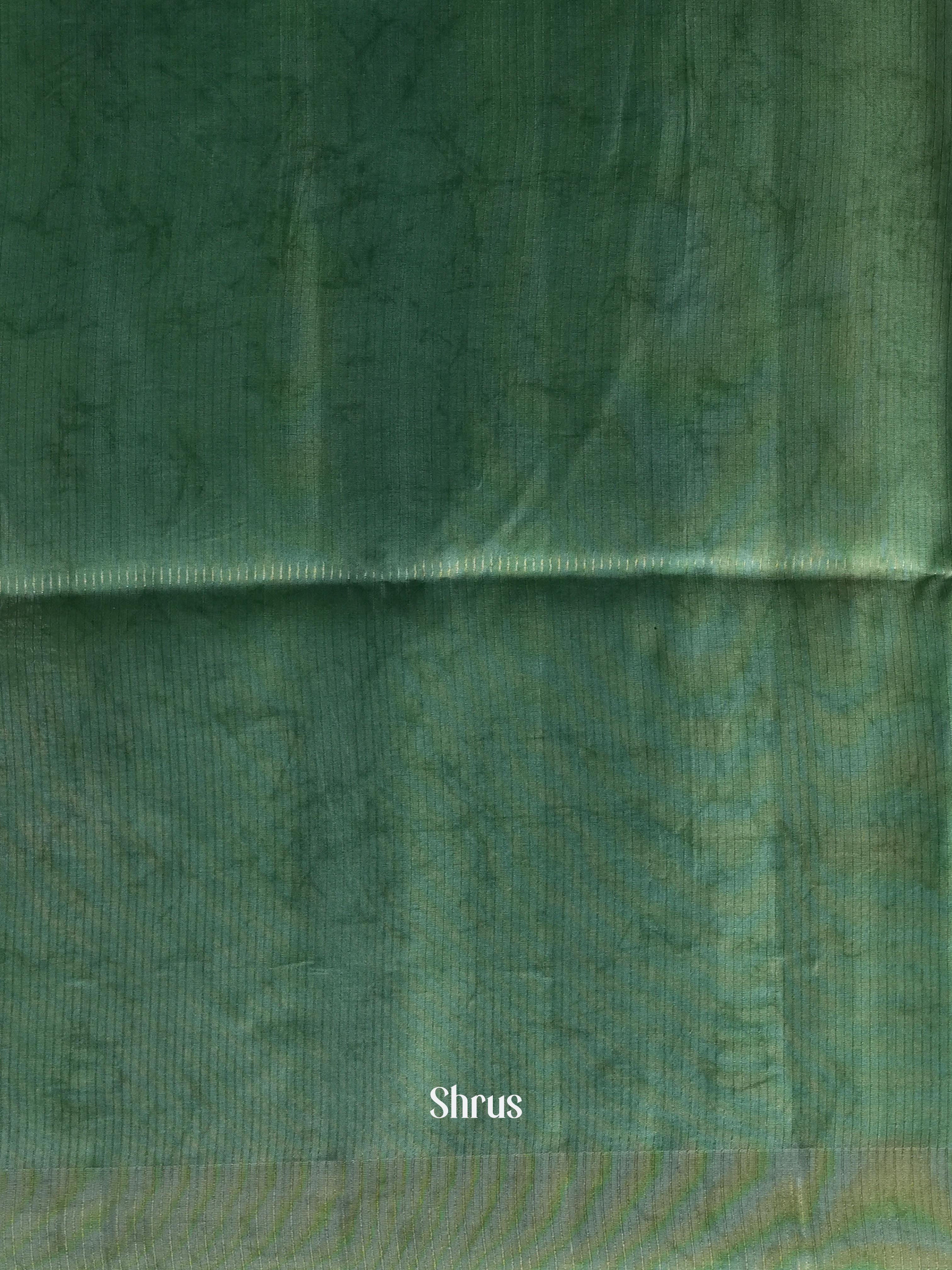 green - Moonga Saree