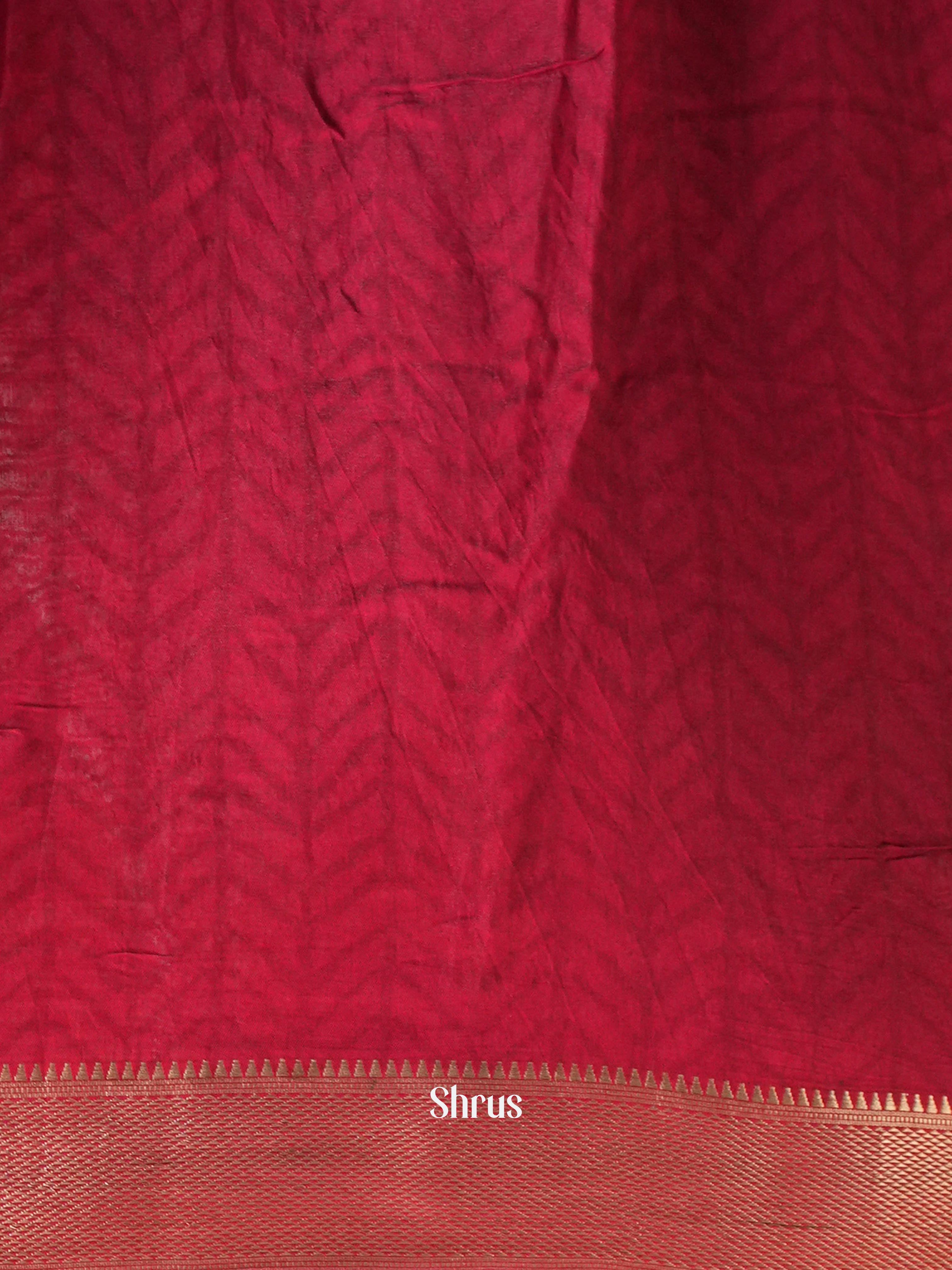 Red - Art Modal Saree