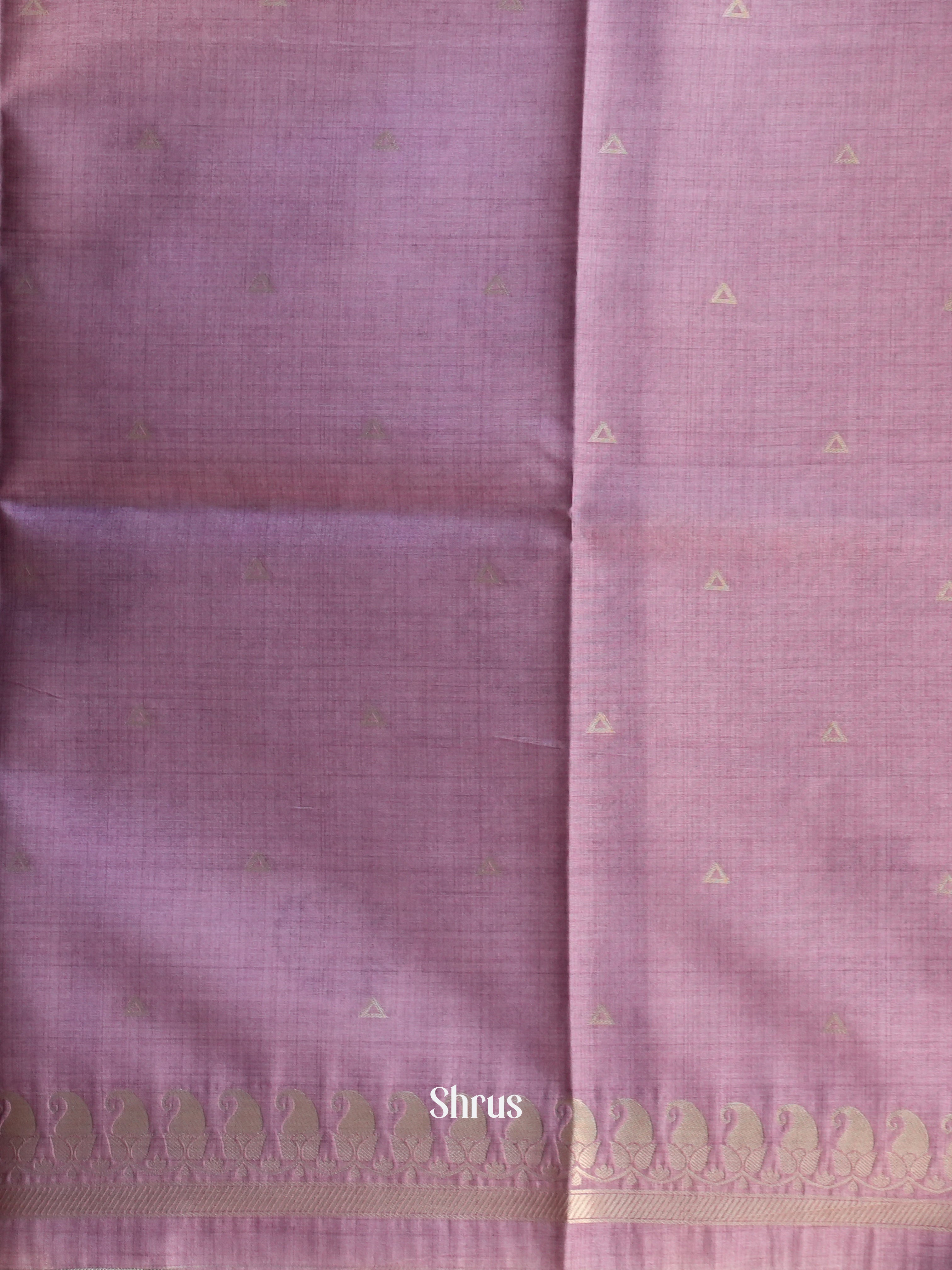 Purple  - Semi Tussar Saree