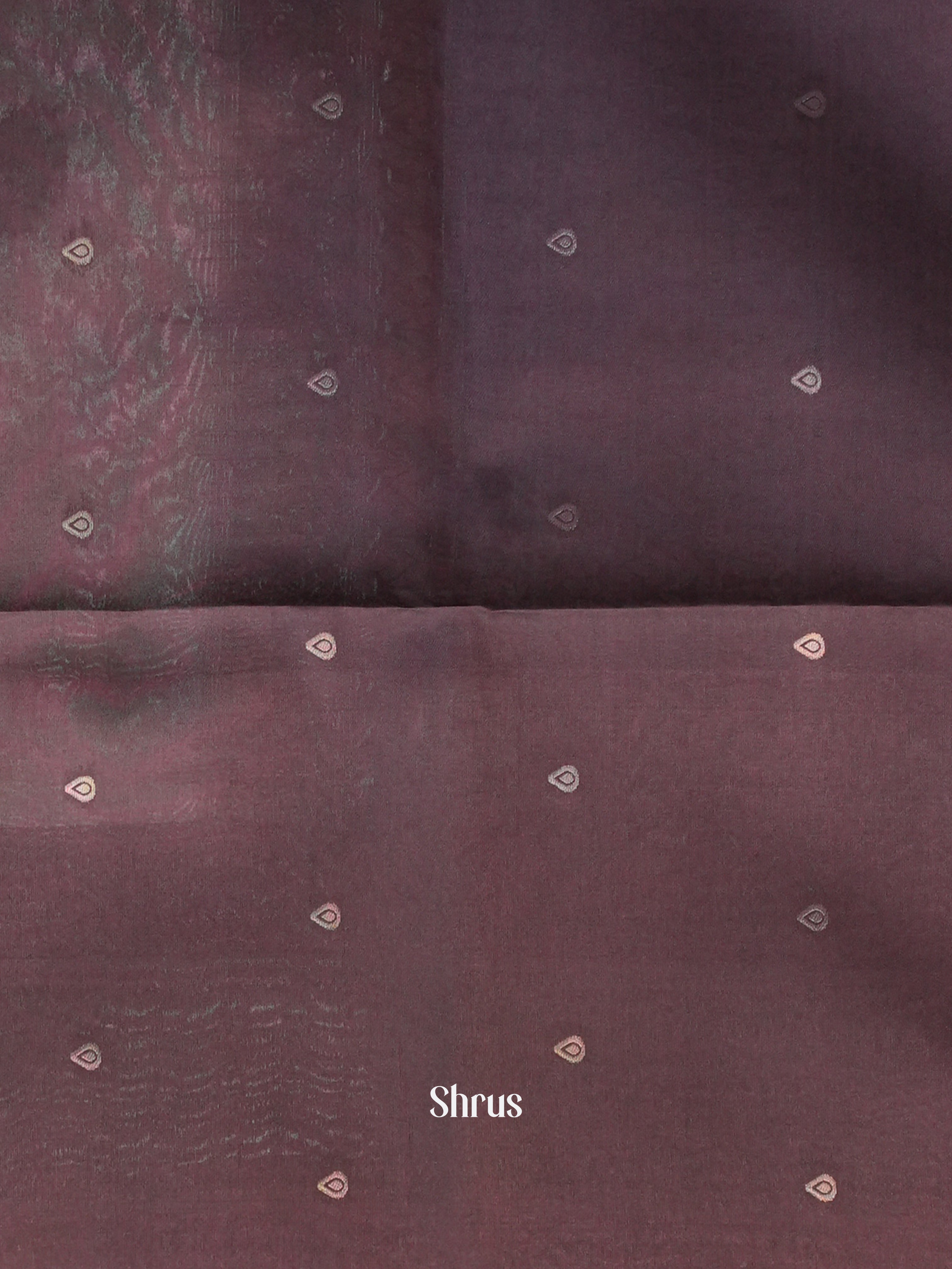 Peach & Brown- Semi Tussar Saree