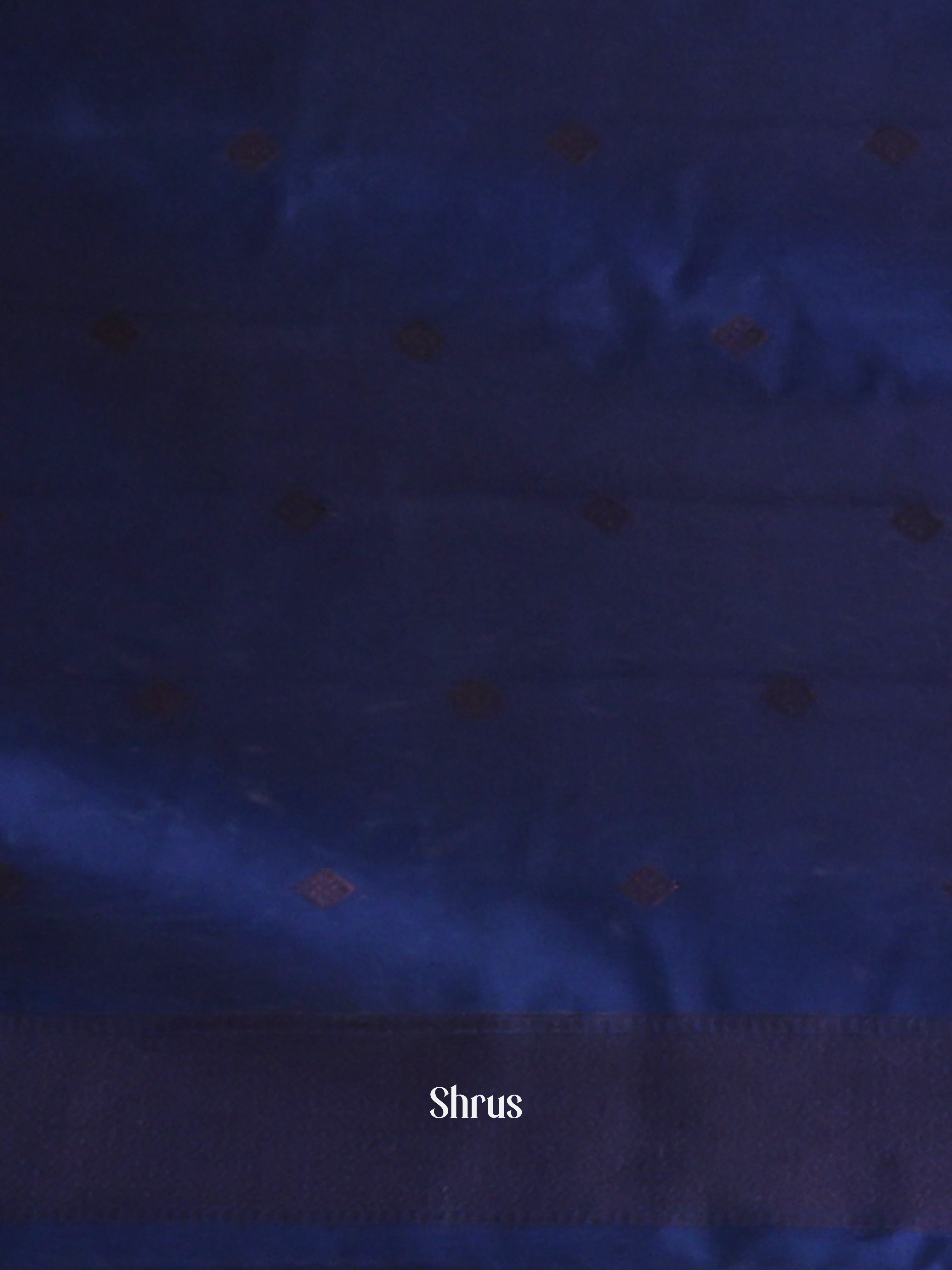 Lite Blue & Blue - Semi Softsilk Saree