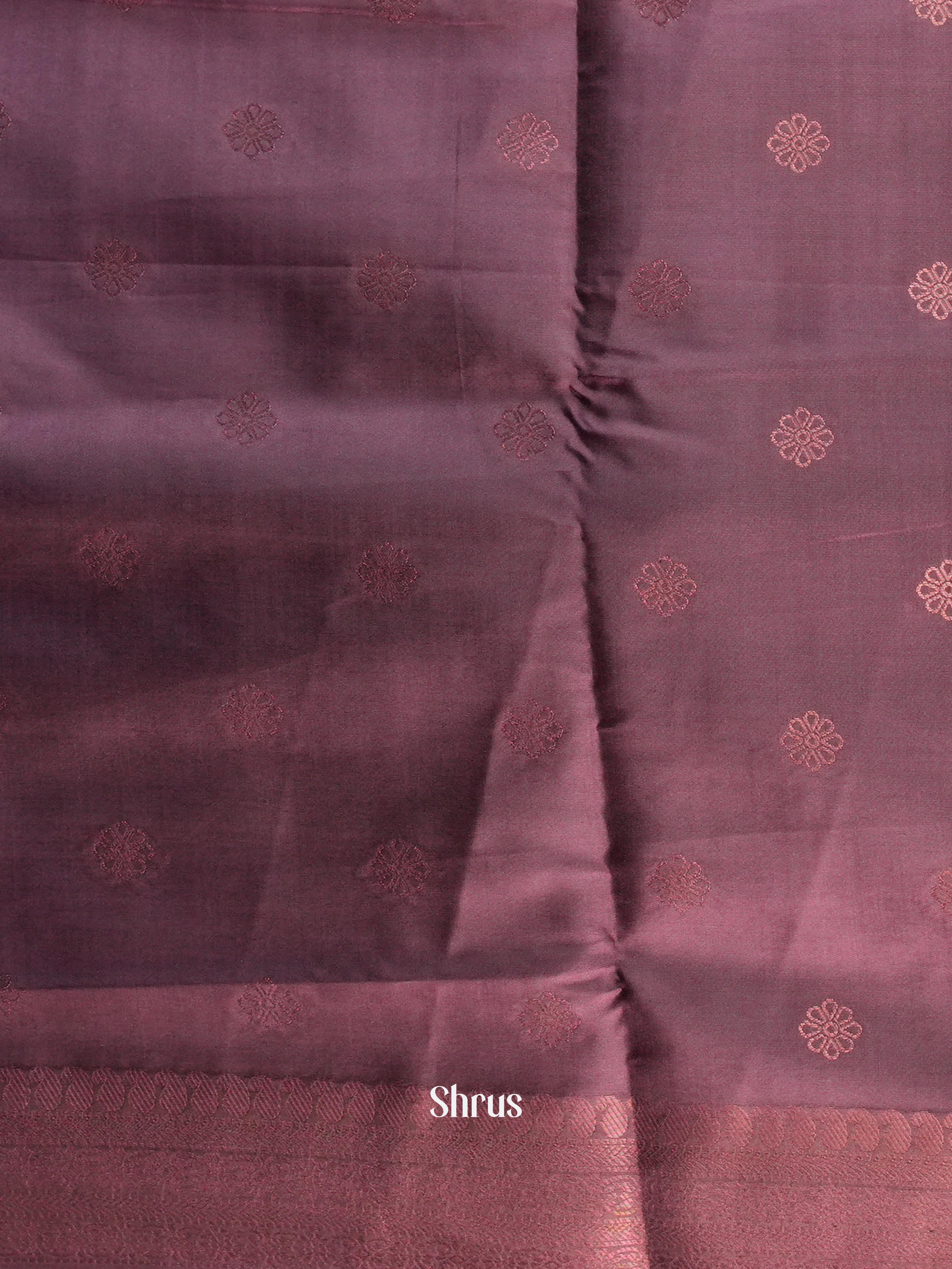 Pink & Purple- Semi Softsilk Saree