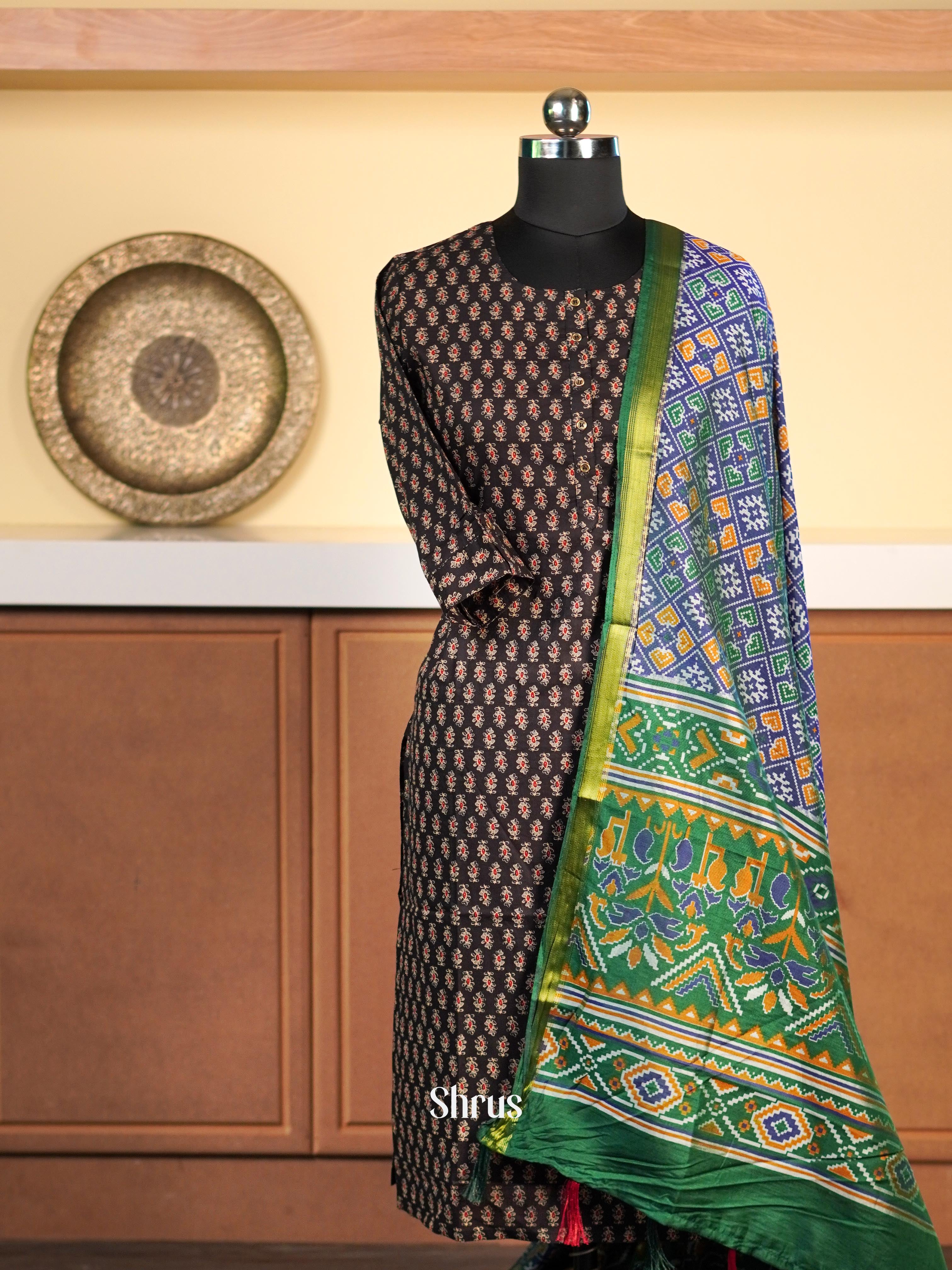 Blue & Green - Dupatta