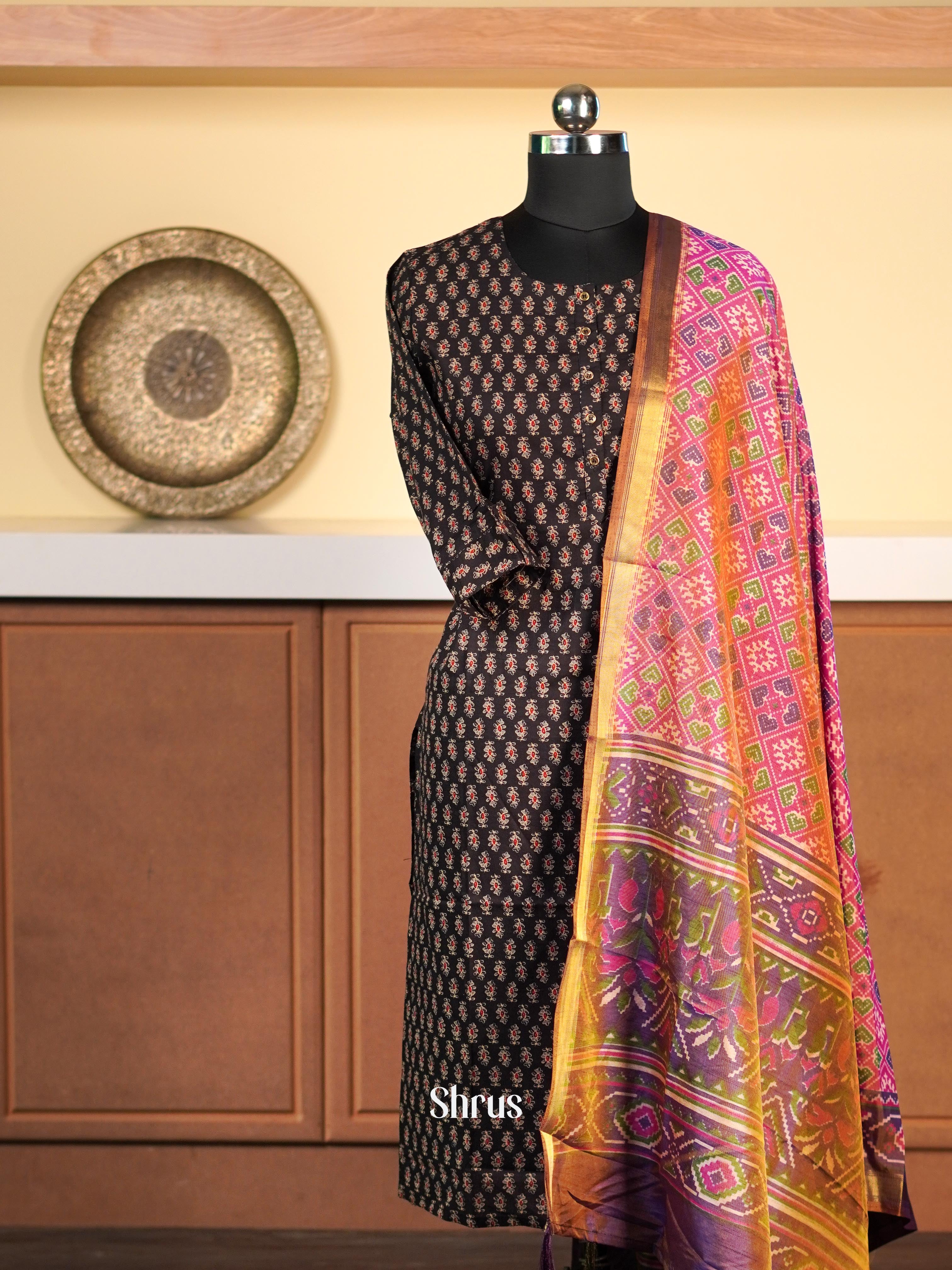 Double Shaded Pink & Purple - Dupatta