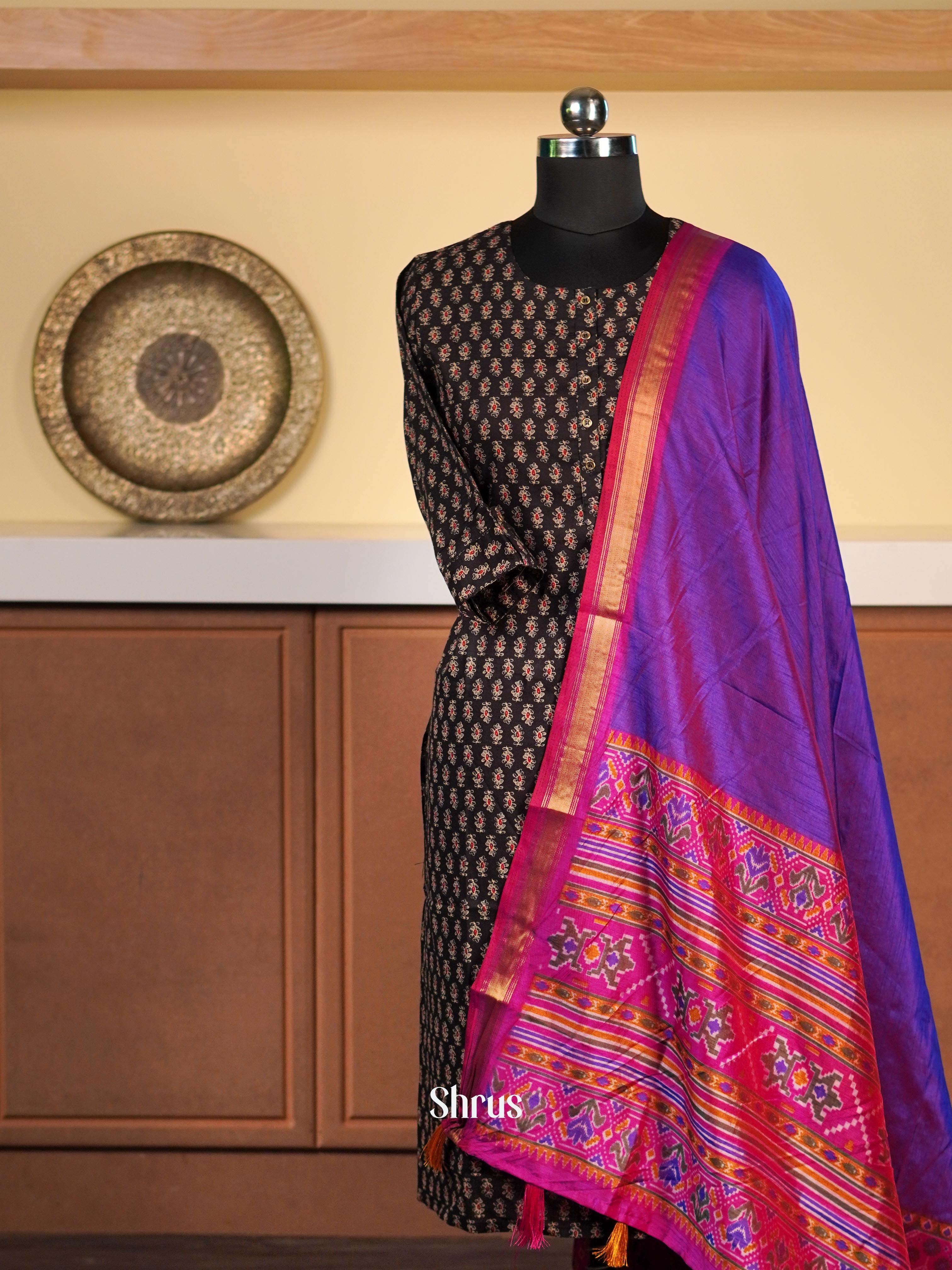 Purple & Pink - Dupatta