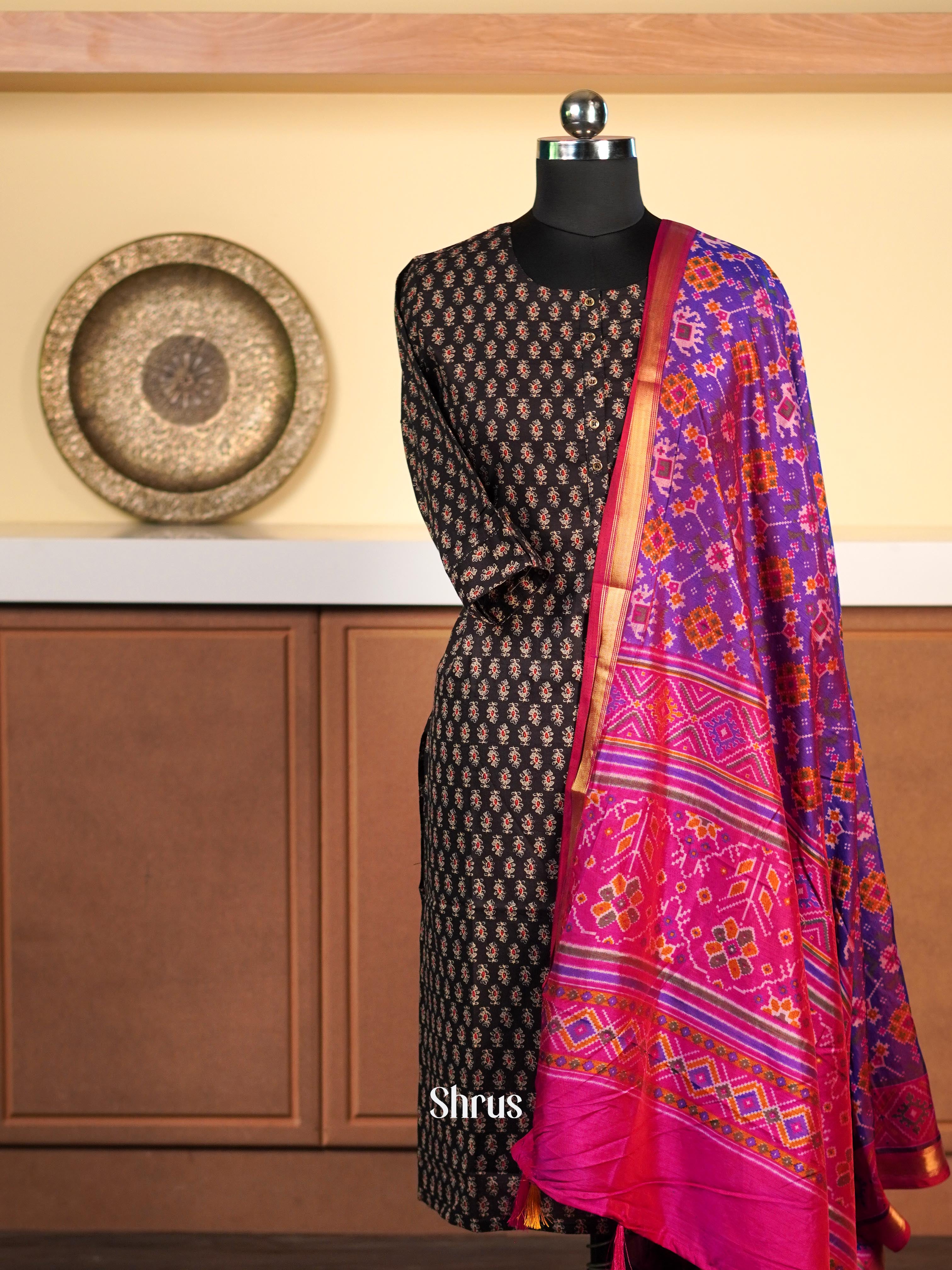 Purple & Pink - Dupatta