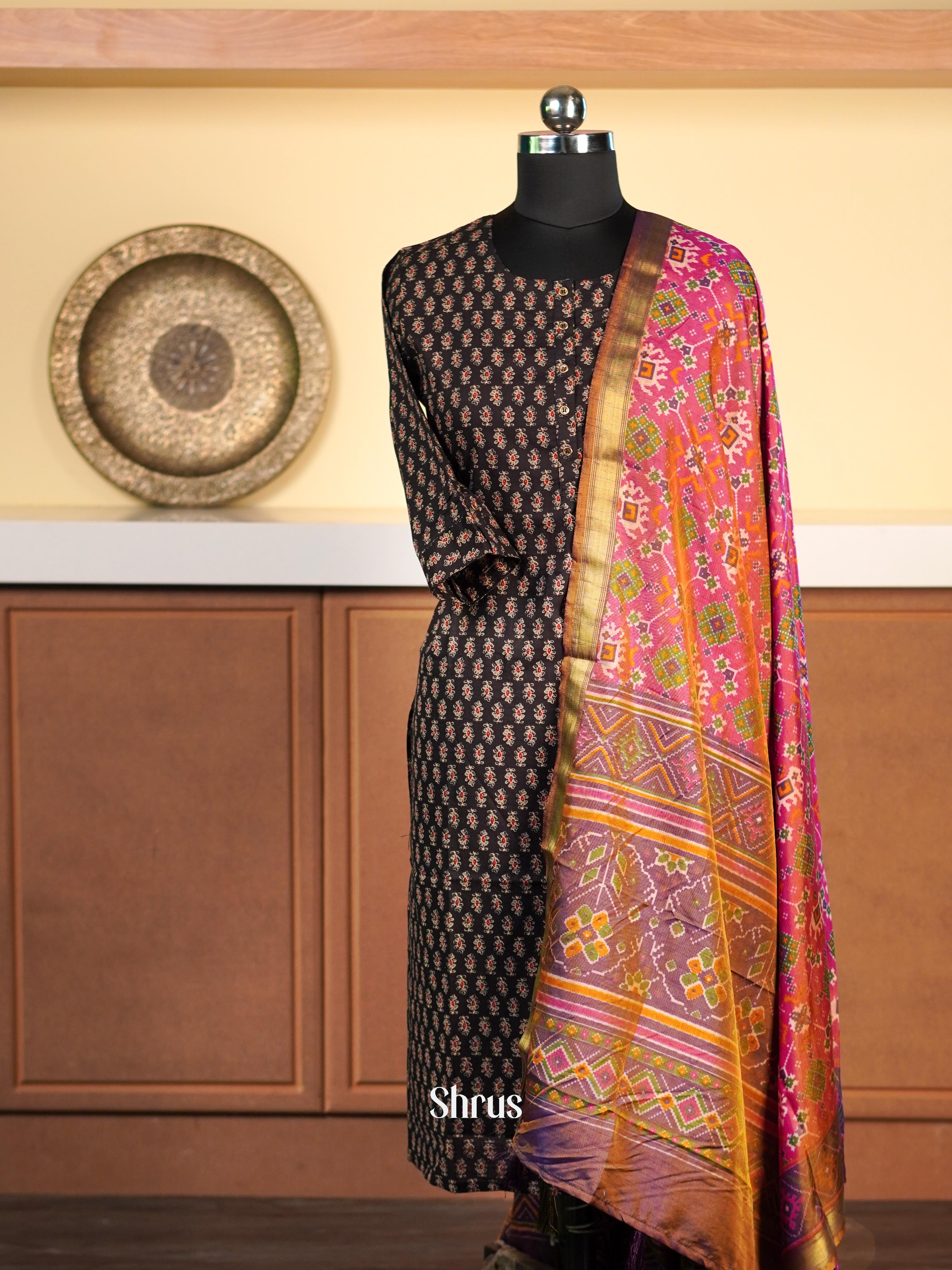 Double Shaded Purple & Pink - Dupatta