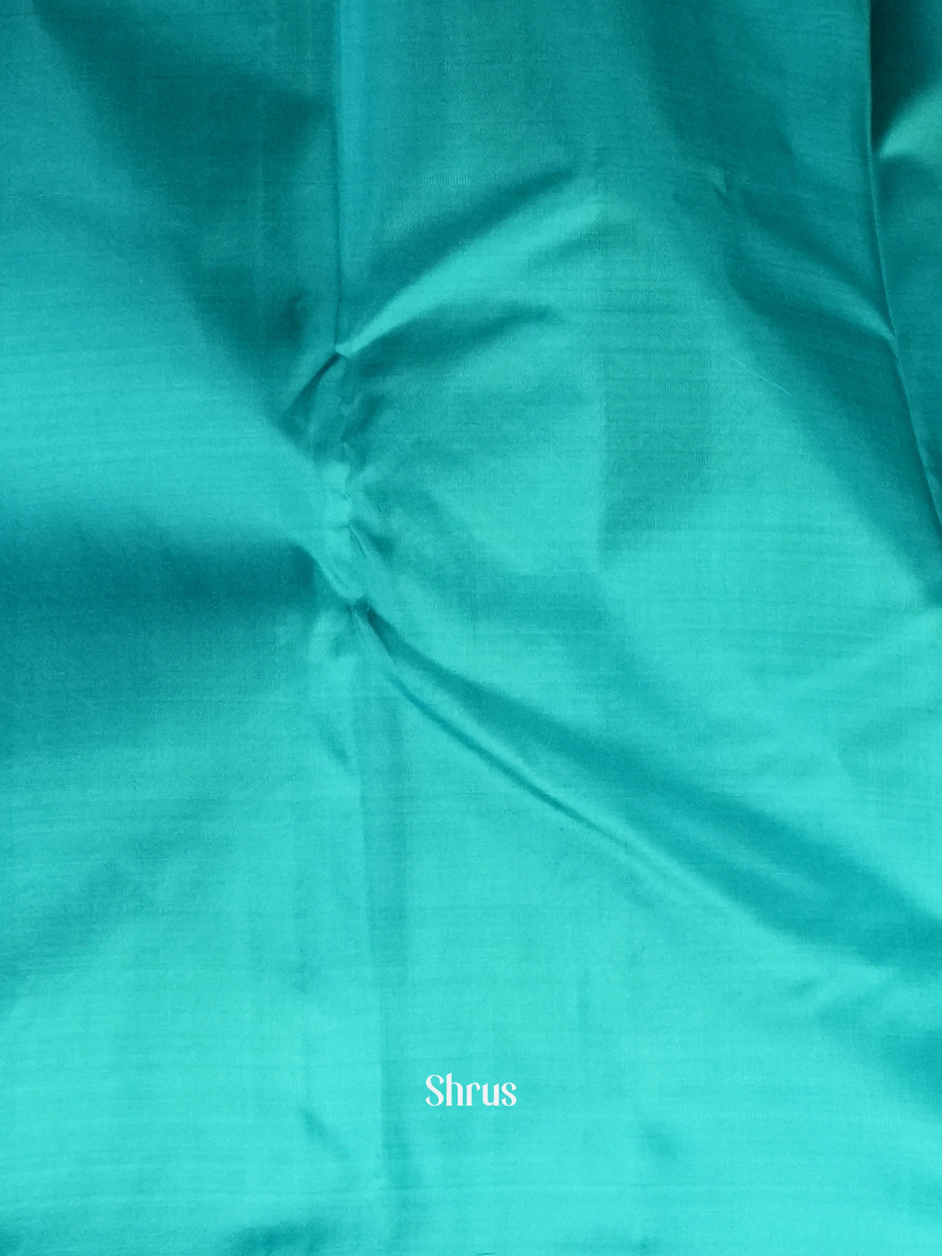 Teal  - Kanchipuram silk