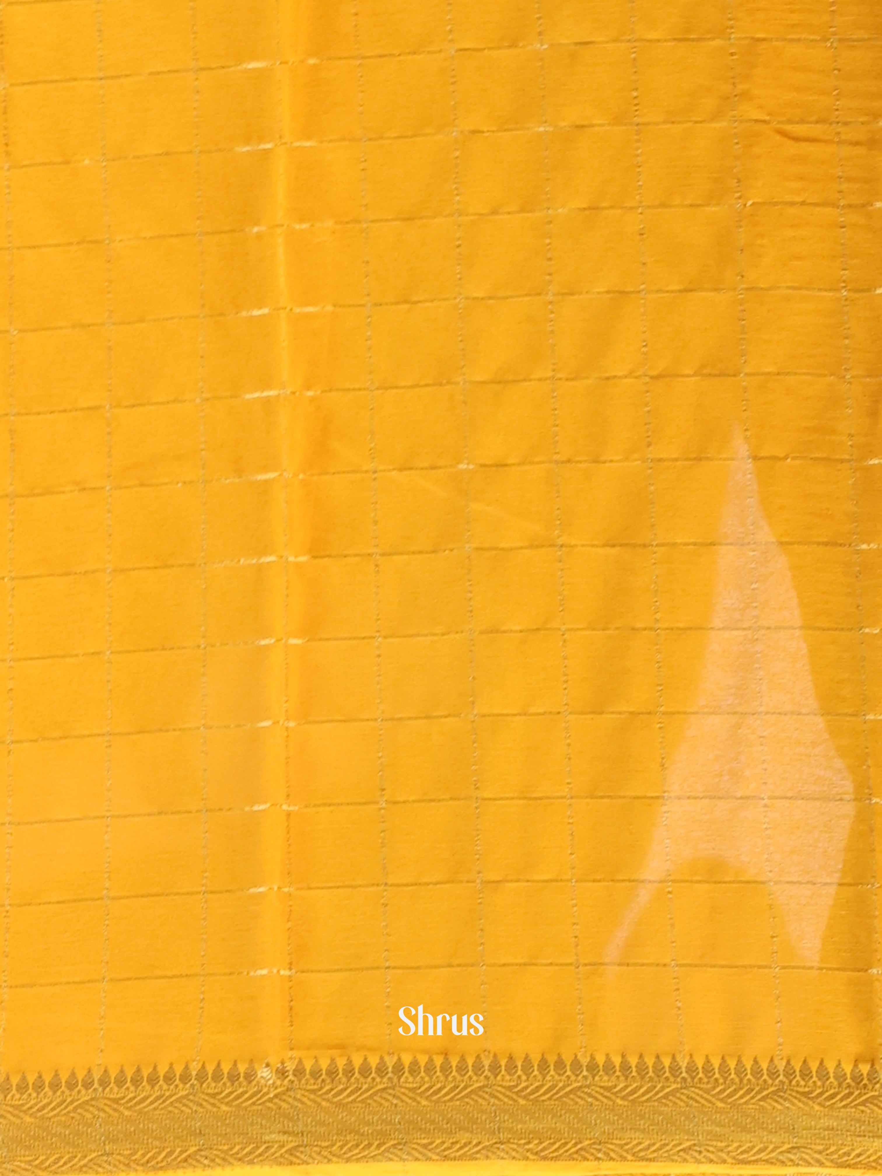 Mambazha Yellow  - Semi Mysoresilk Saree