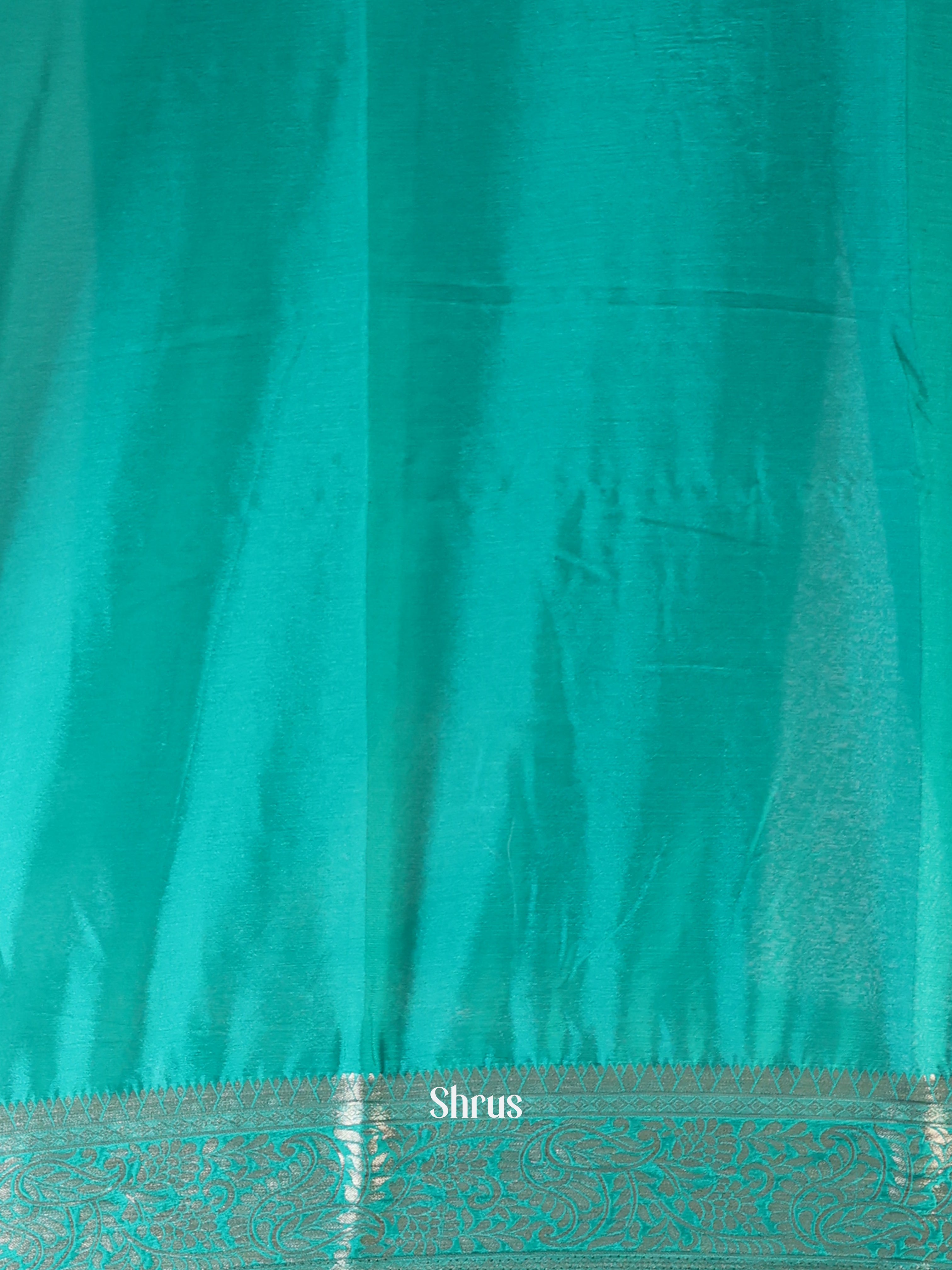 Green - Semi Mysoresilk Saree