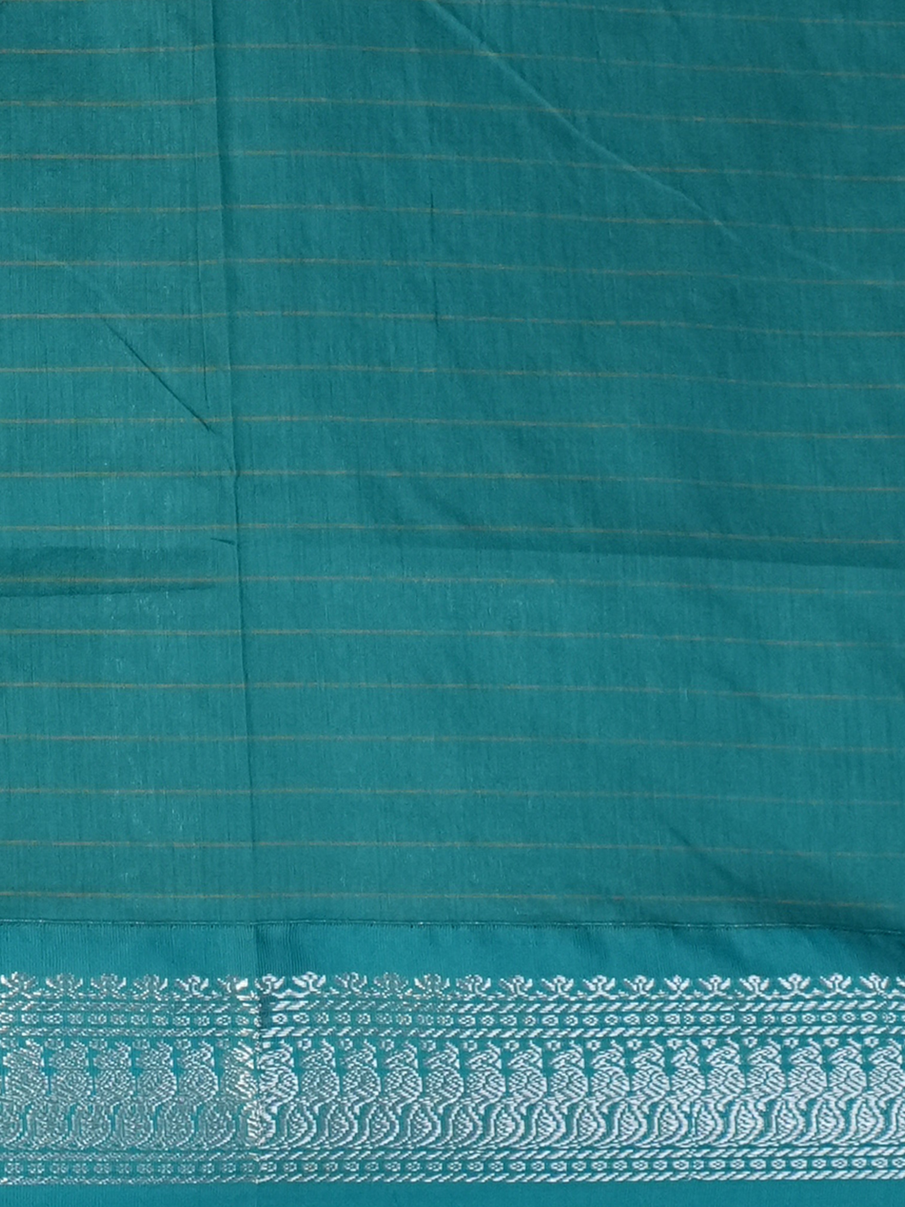 Brown & Teal - Kalyani Cotton