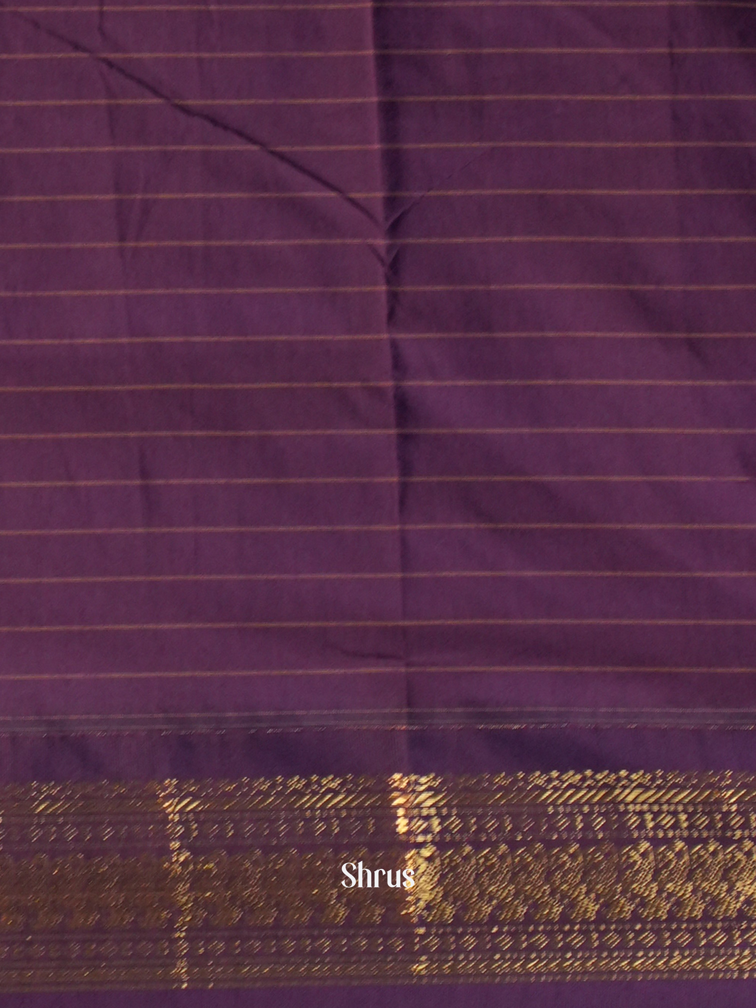 Green & Violet - Kalyani Cotton Saree