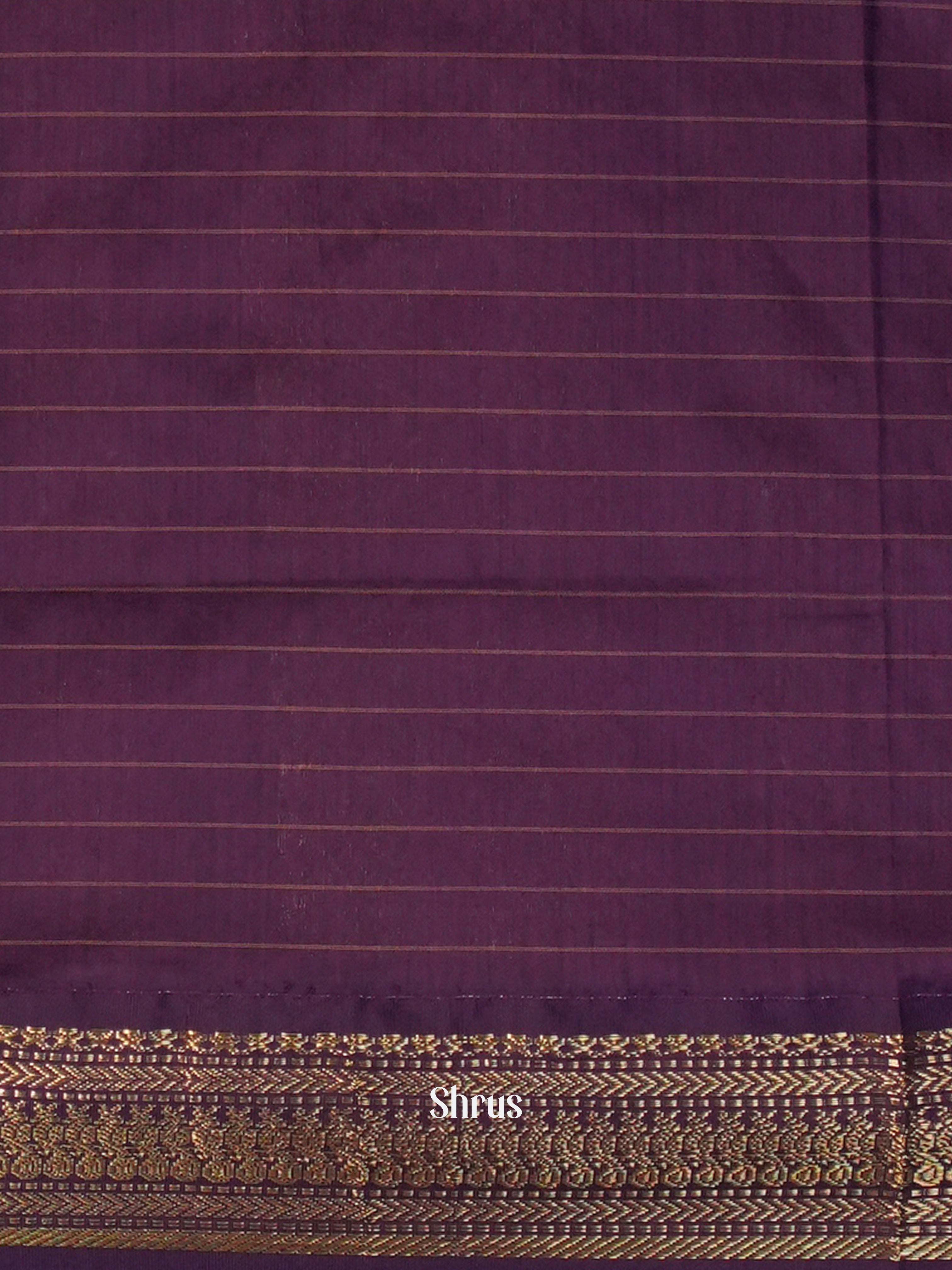 Green & Violet - Kalyani Cotton Saree