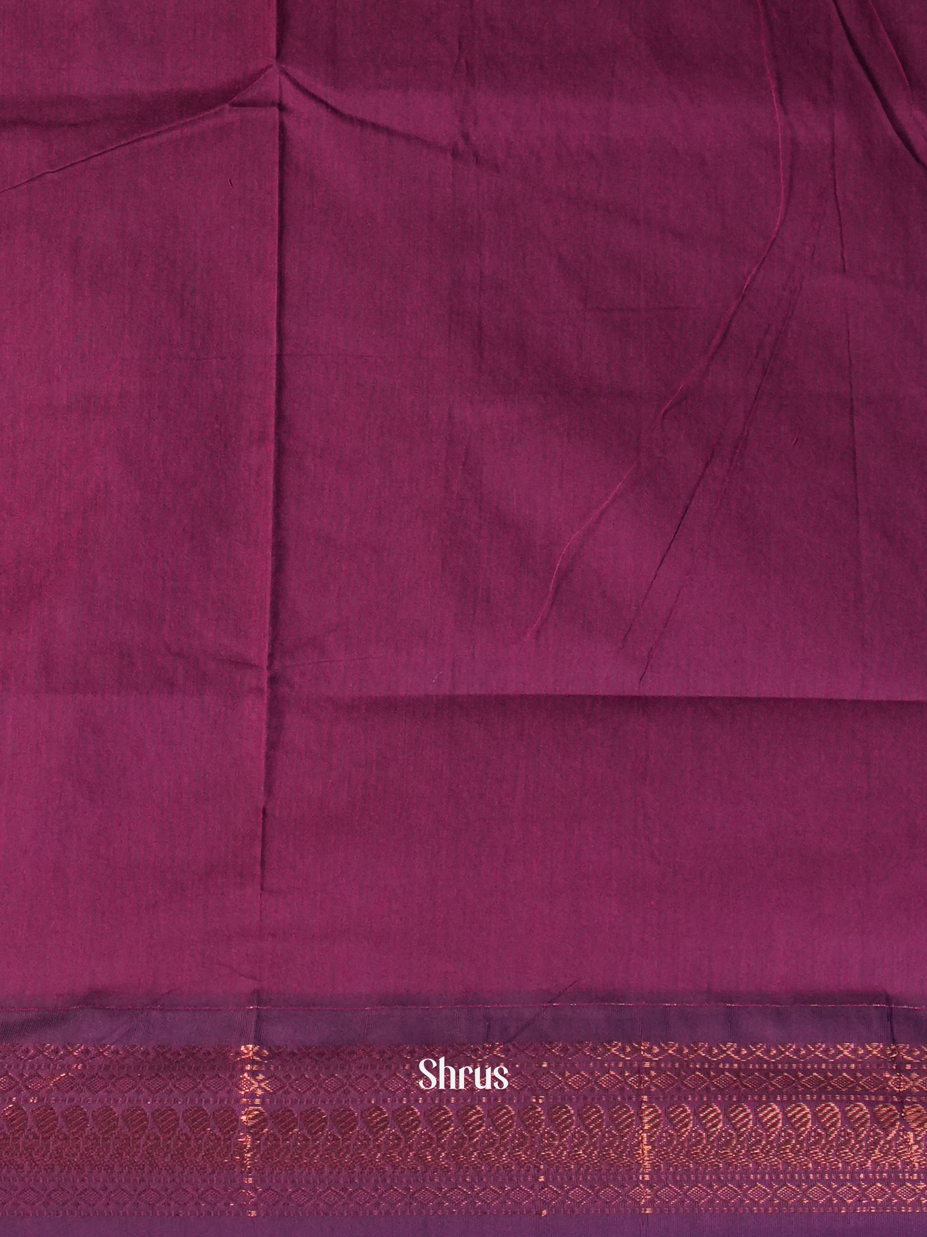 Grey & Purple- Kalyani Cotton Saree