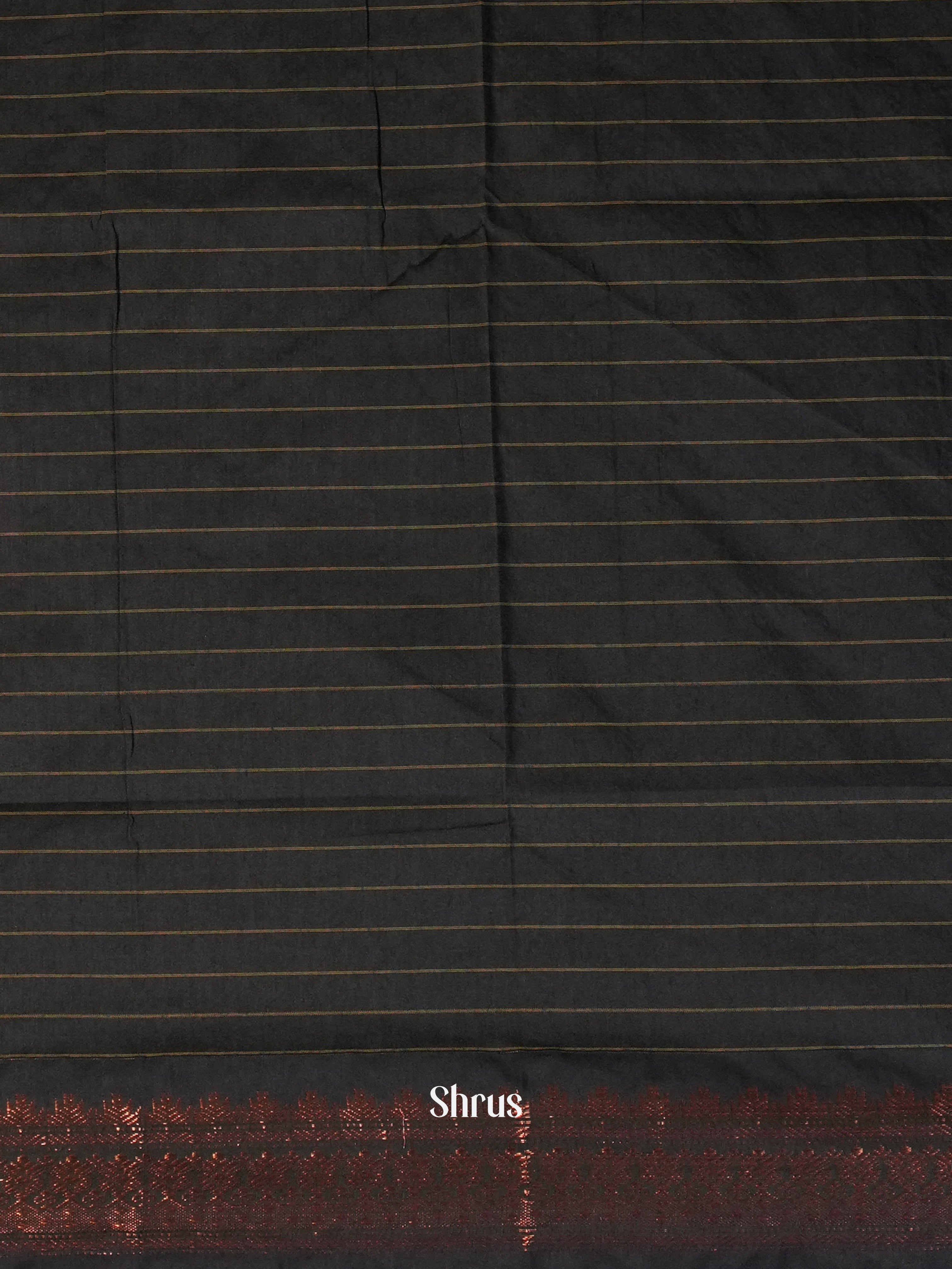 Black - Kalyani Cotton Saree