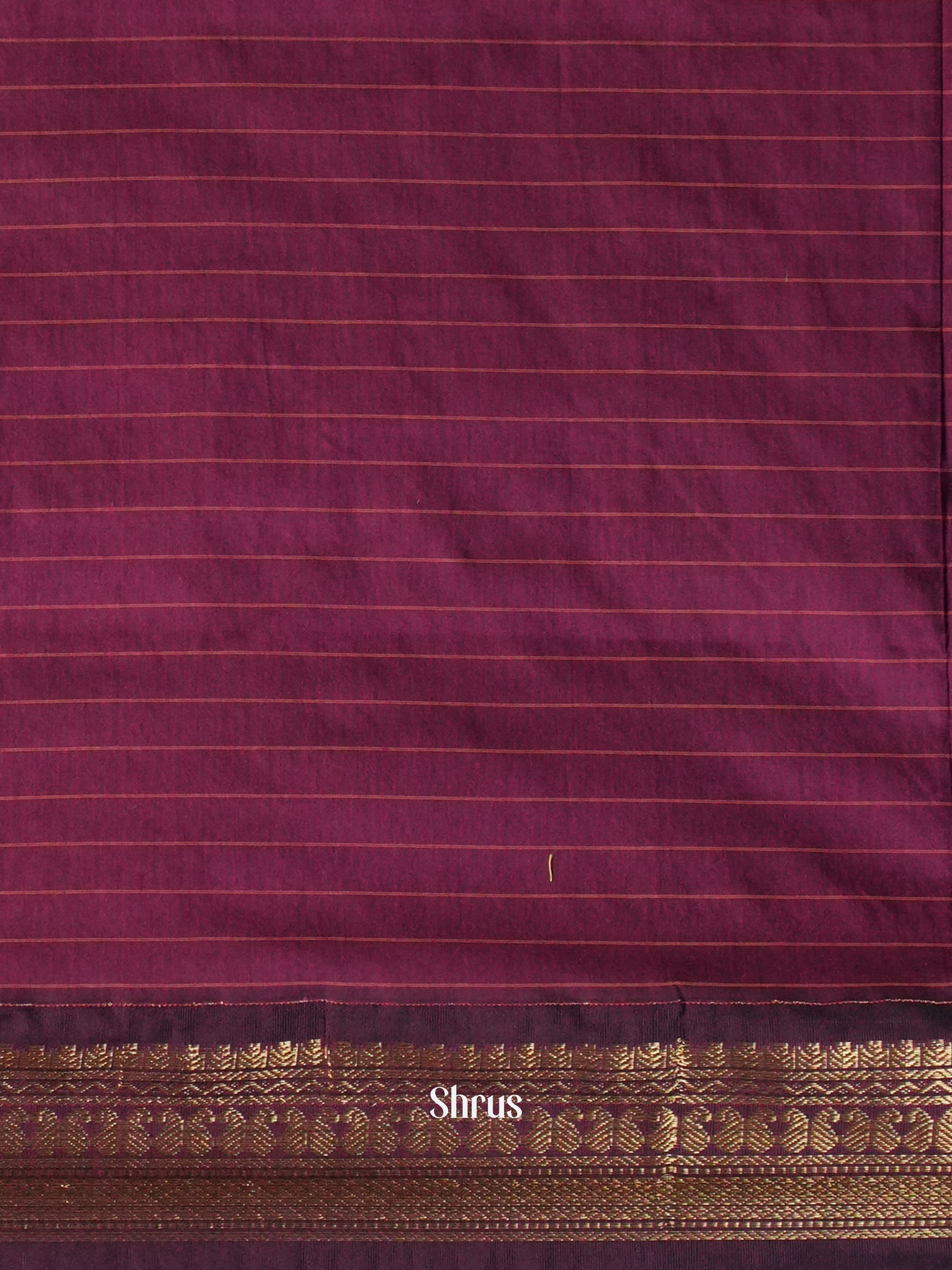 Light Green & Maroon - Kalyani Cotton Saree