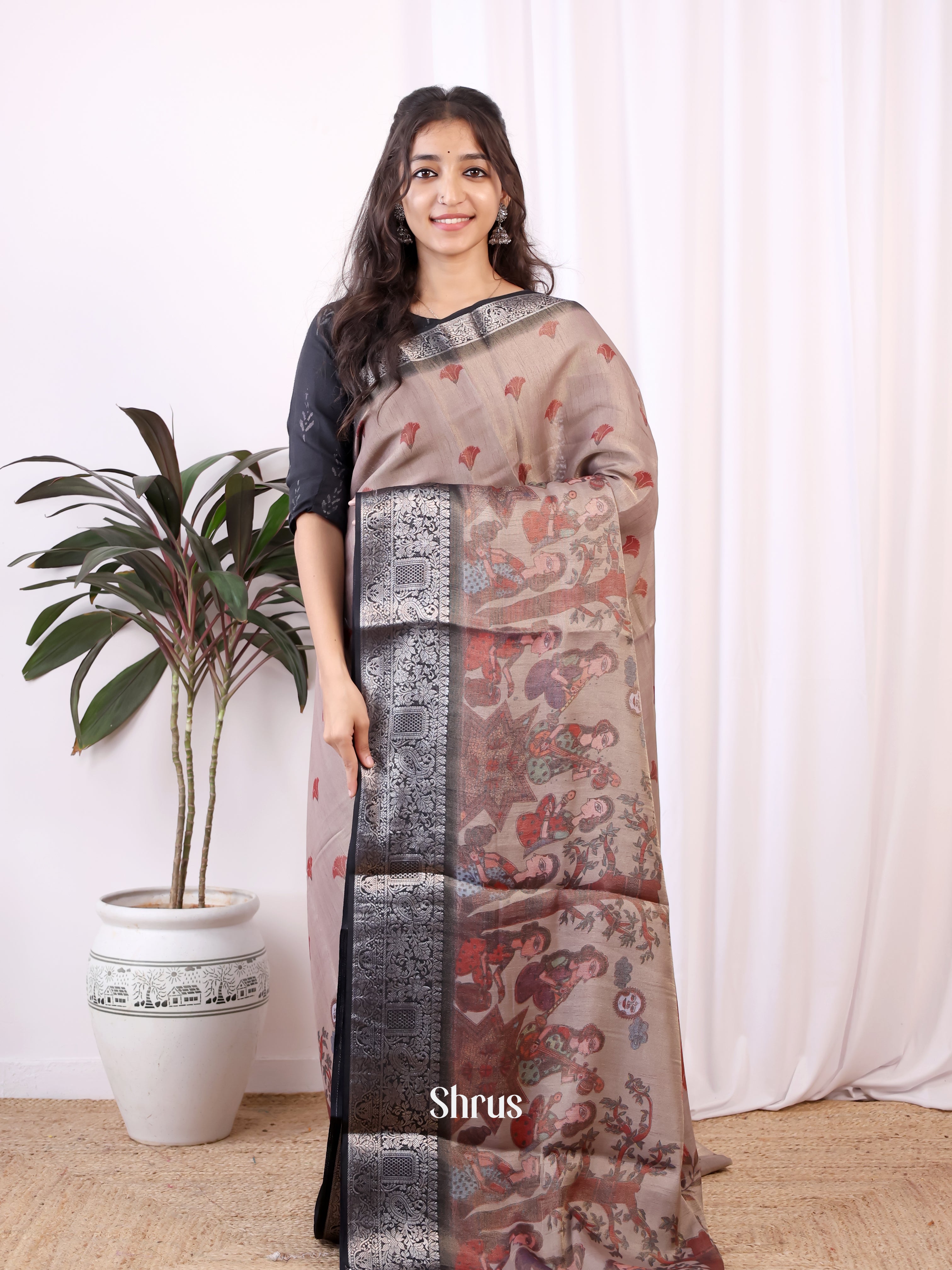 CIS13080 - Semi Tissue Dola Saree