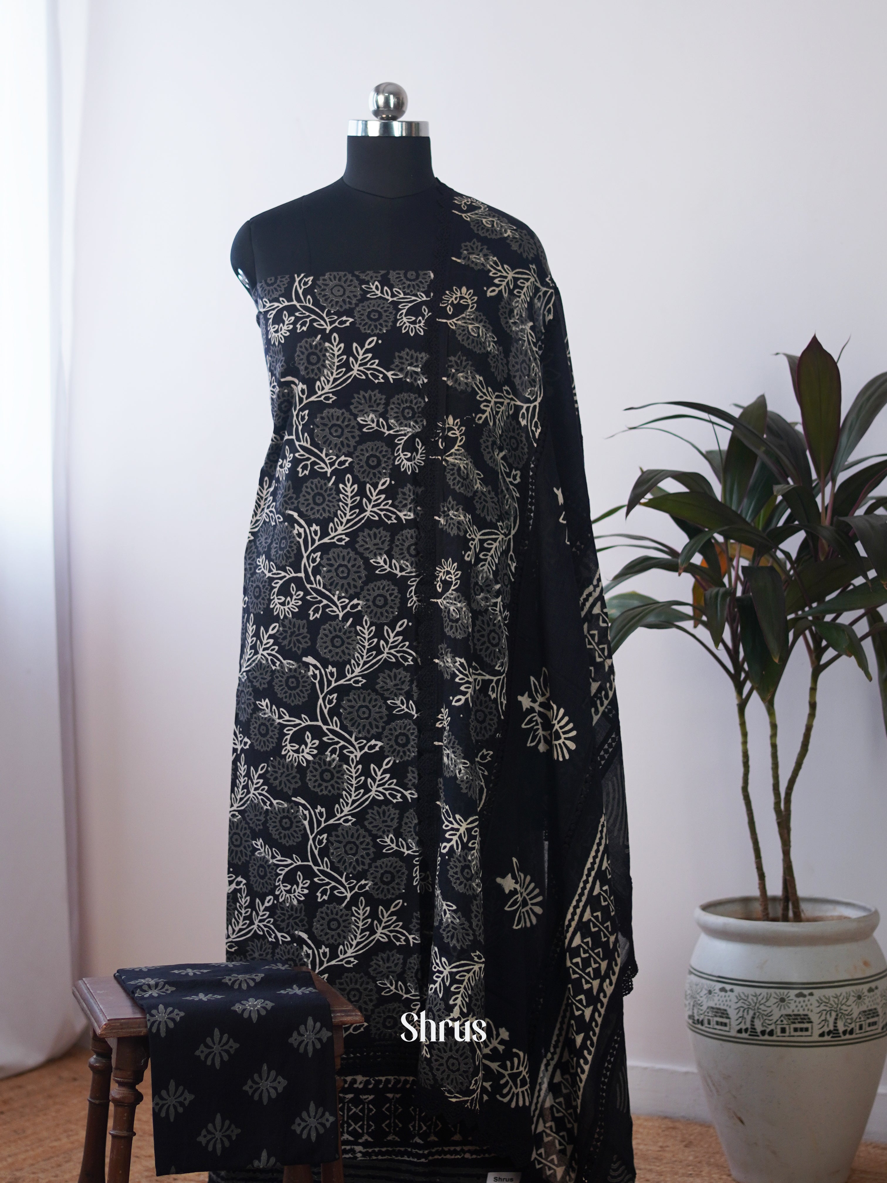 Black - Ajrakh Salwar