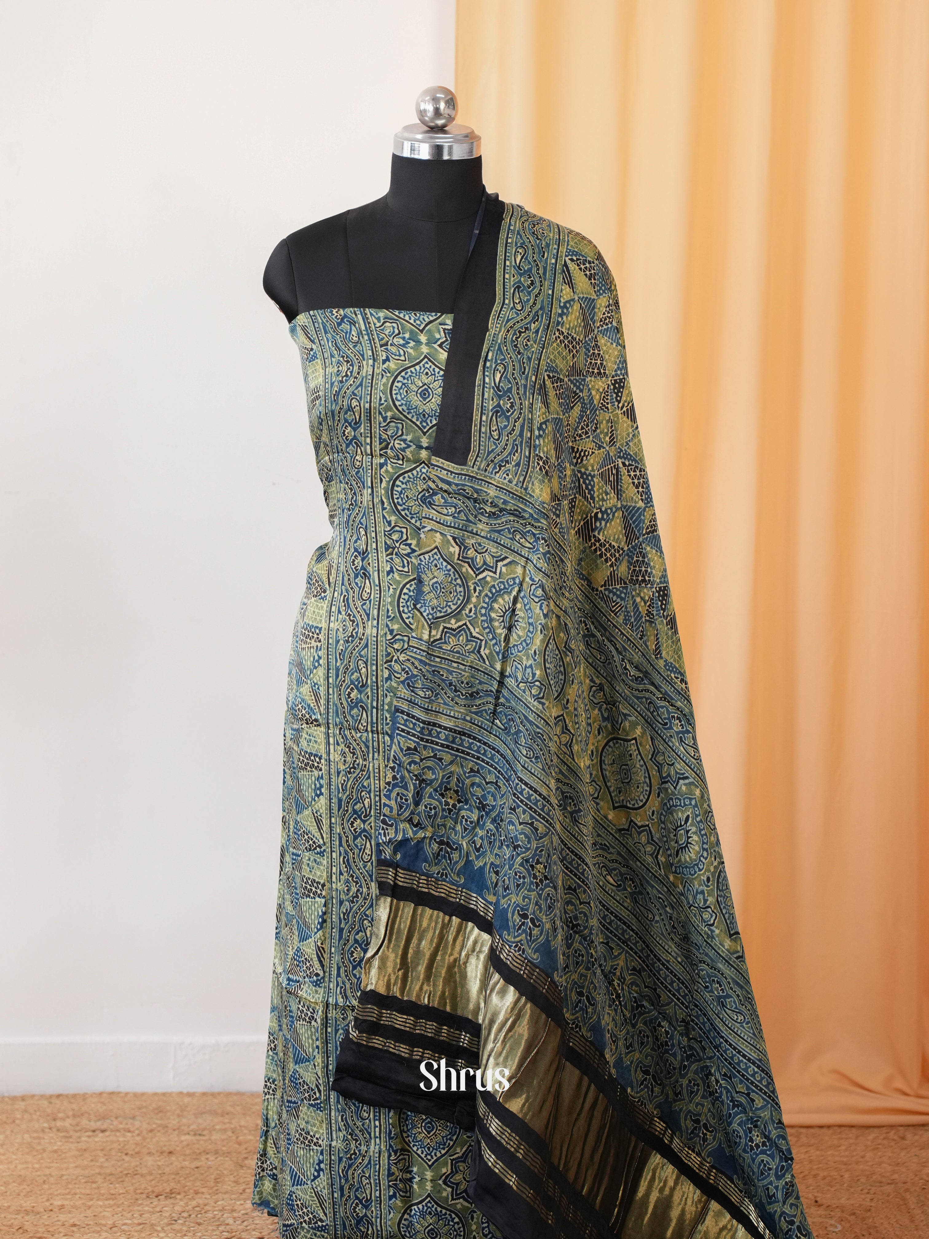 Blue & Green - Modal Salwar