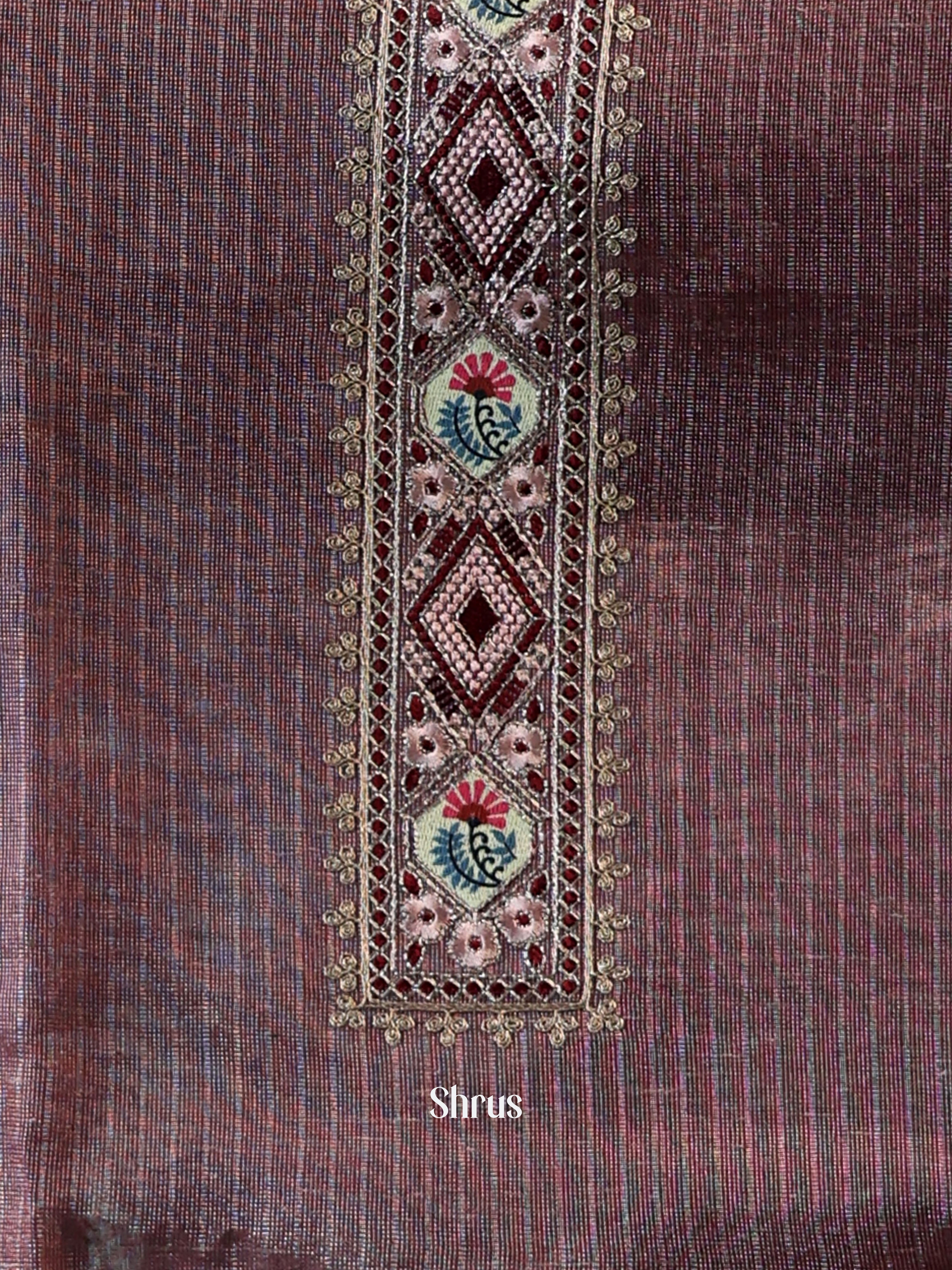 Brown - Chanderi salwar