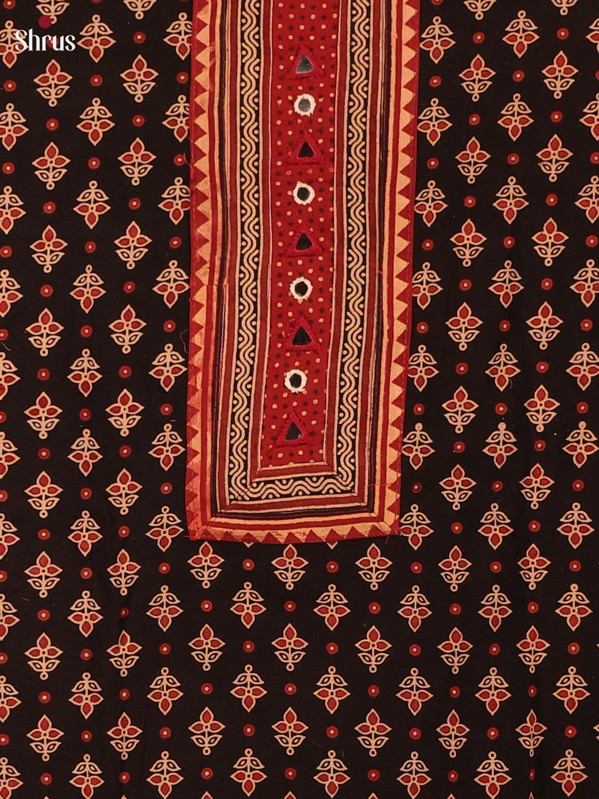 Black & Red - Ajrakh Salwar