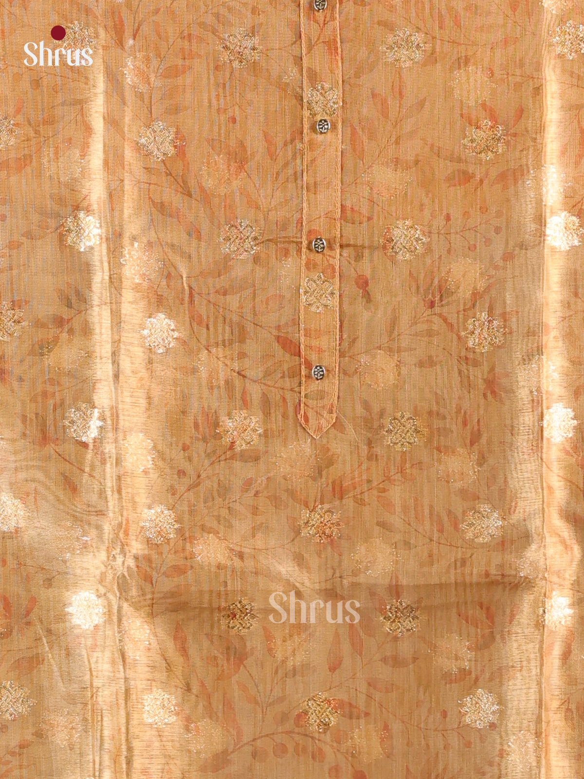 Gold - Chanderi Salwar - Shop on Shrus.com