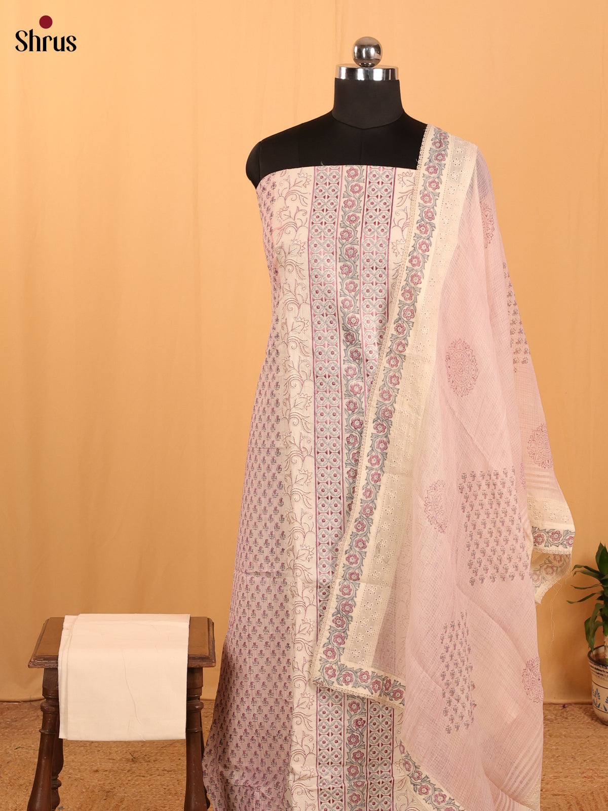 CIS13463 - Cotton salwar - Shop on Shrus.com